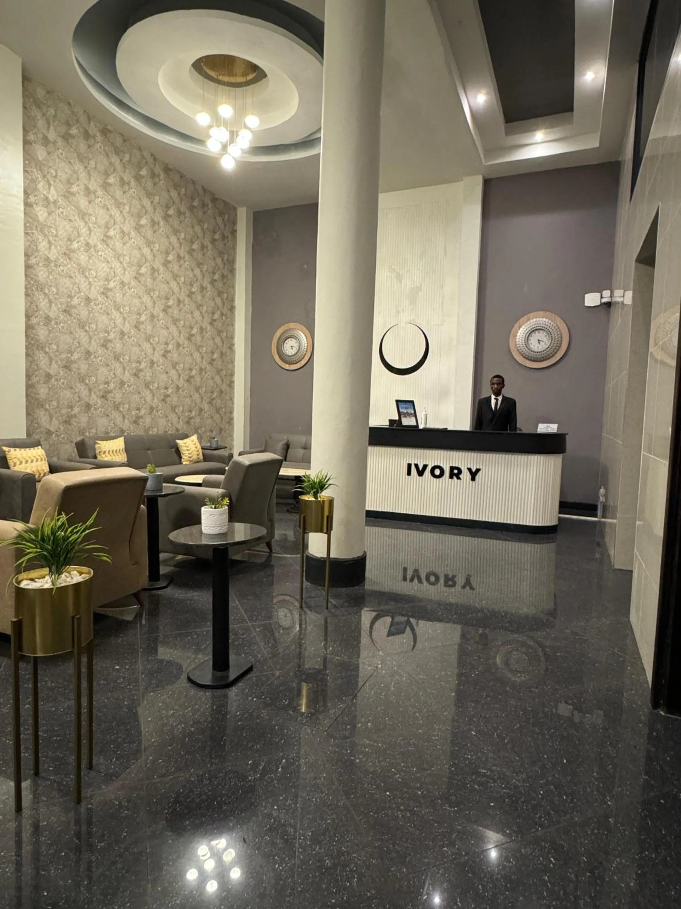 Facade/entrance in The Ivory Hotel