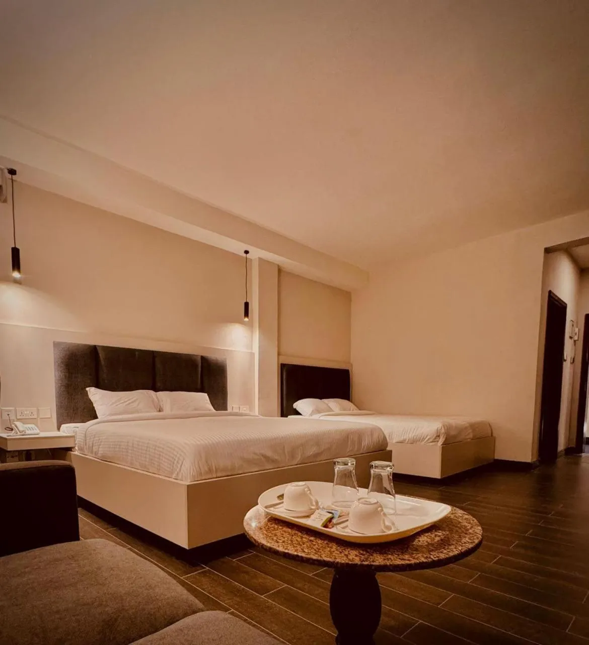 Bed in The Ivory Hotel