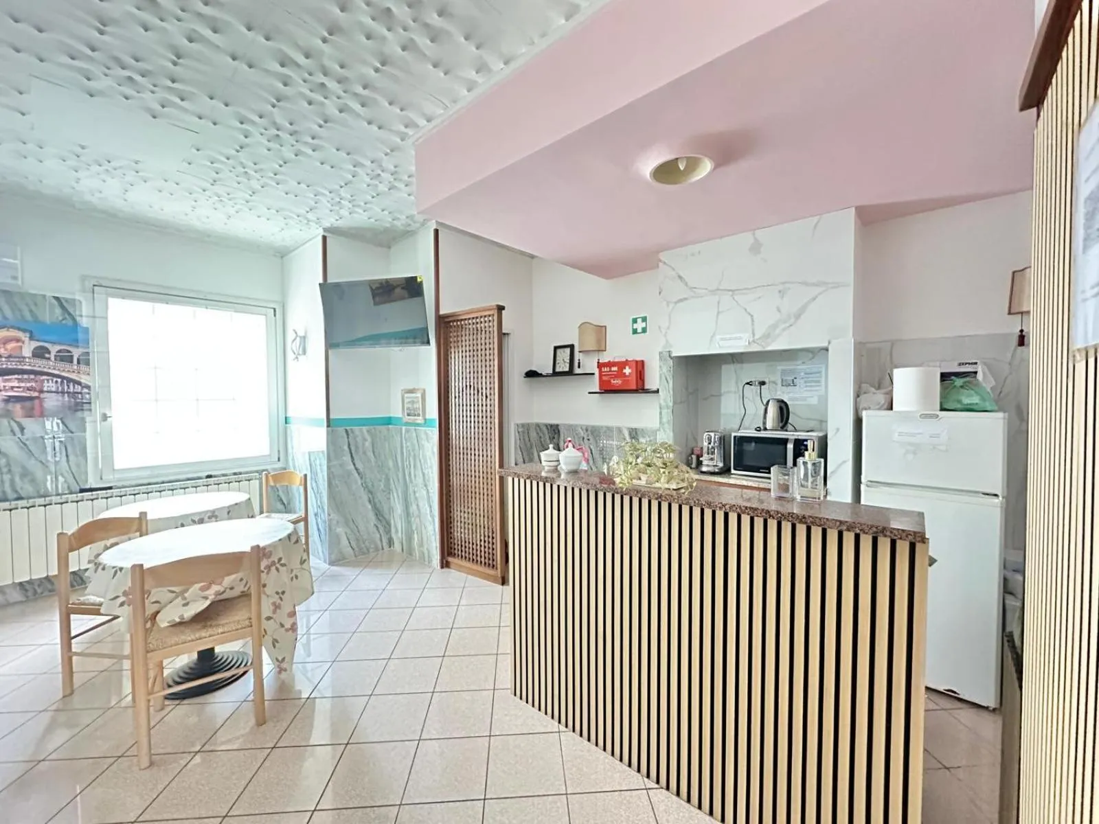 Dining area in Hotel Tito