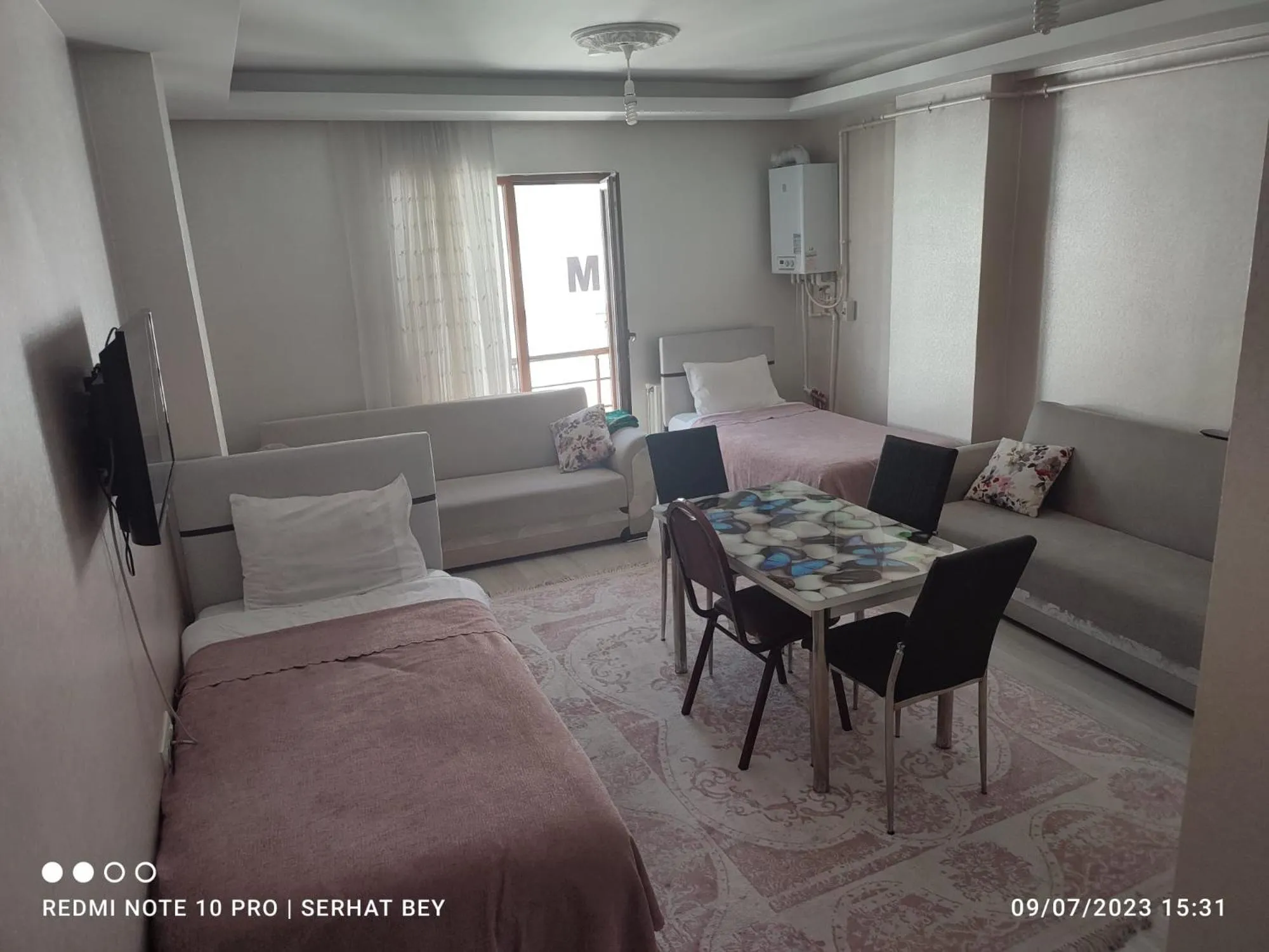 Bed in Espinaz Apart Otel