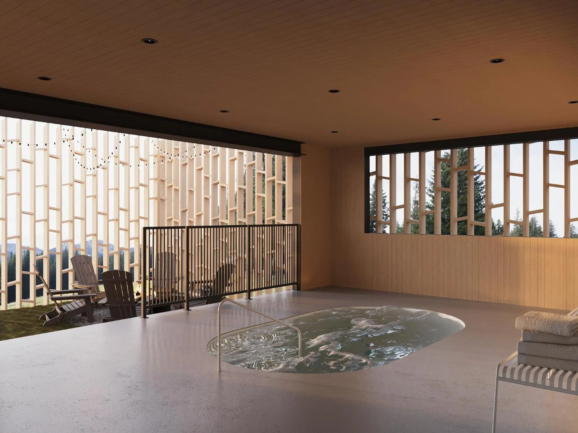 Hot Tub in VRGE Revelstoke