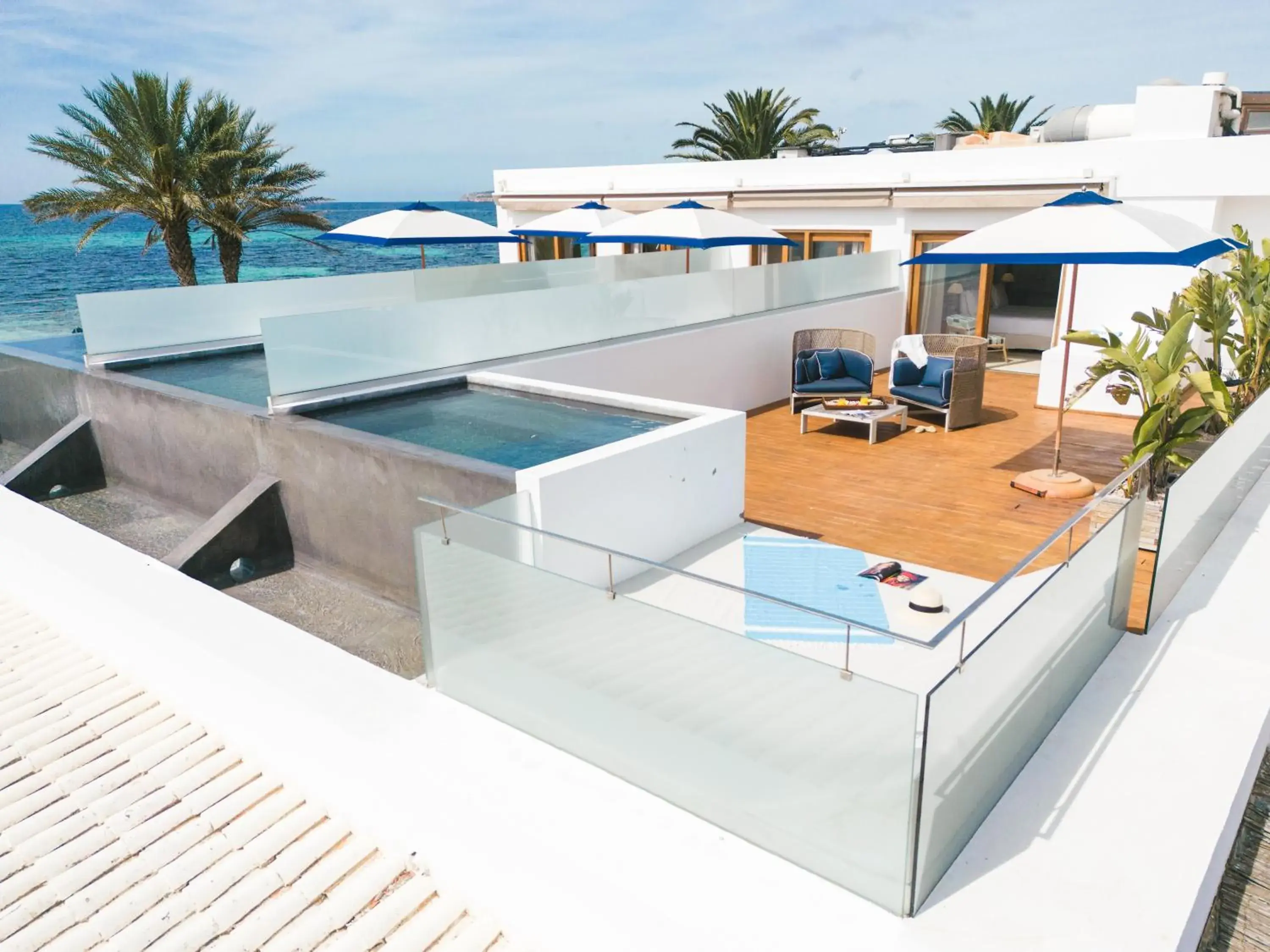 Deluxe Double Room with Sea View in Gecko Hotel & Beach Club Deluxe Double Room with Sea View in Gecko Hotel & Beach Club