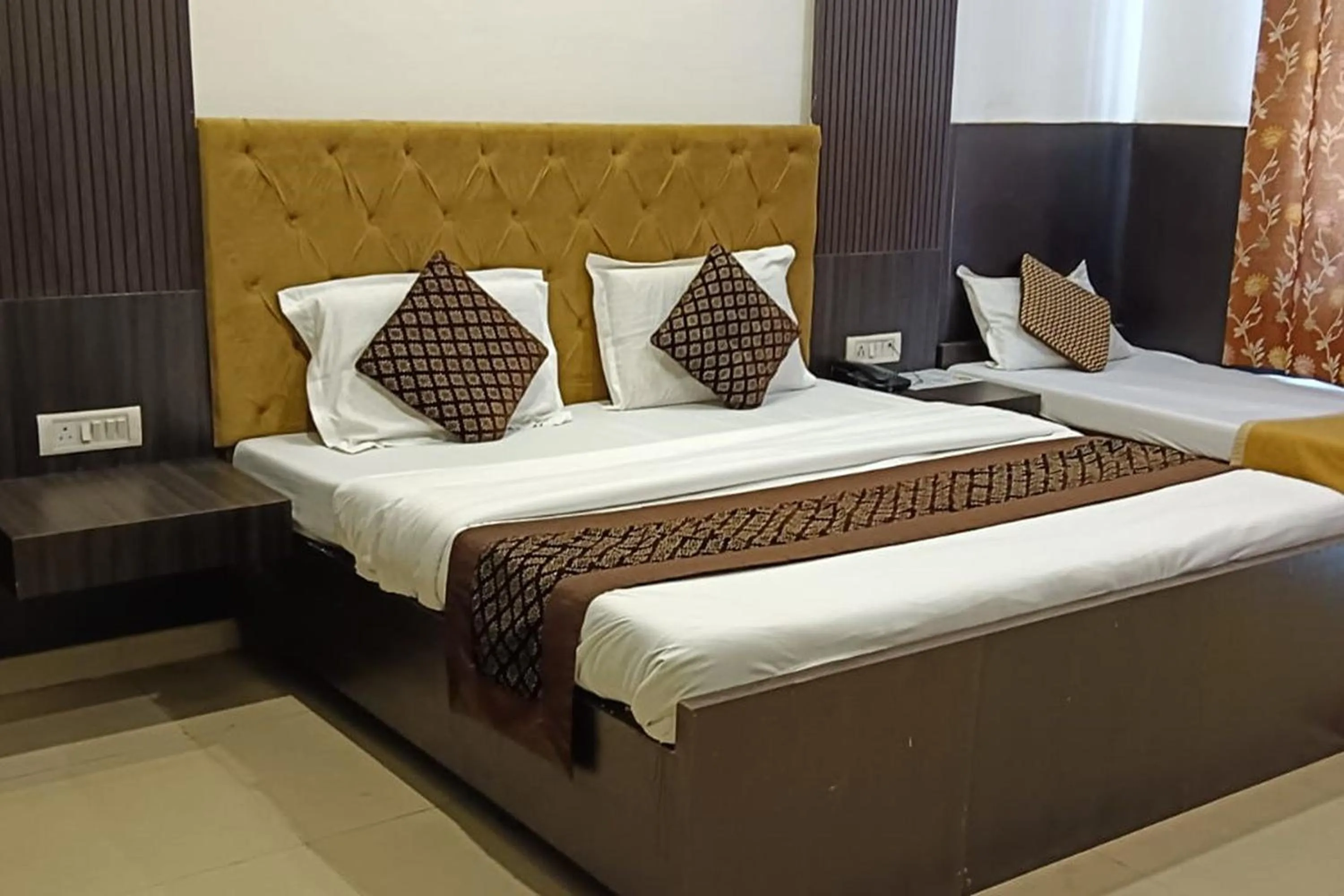 Bed in Hotel Shree Kanta