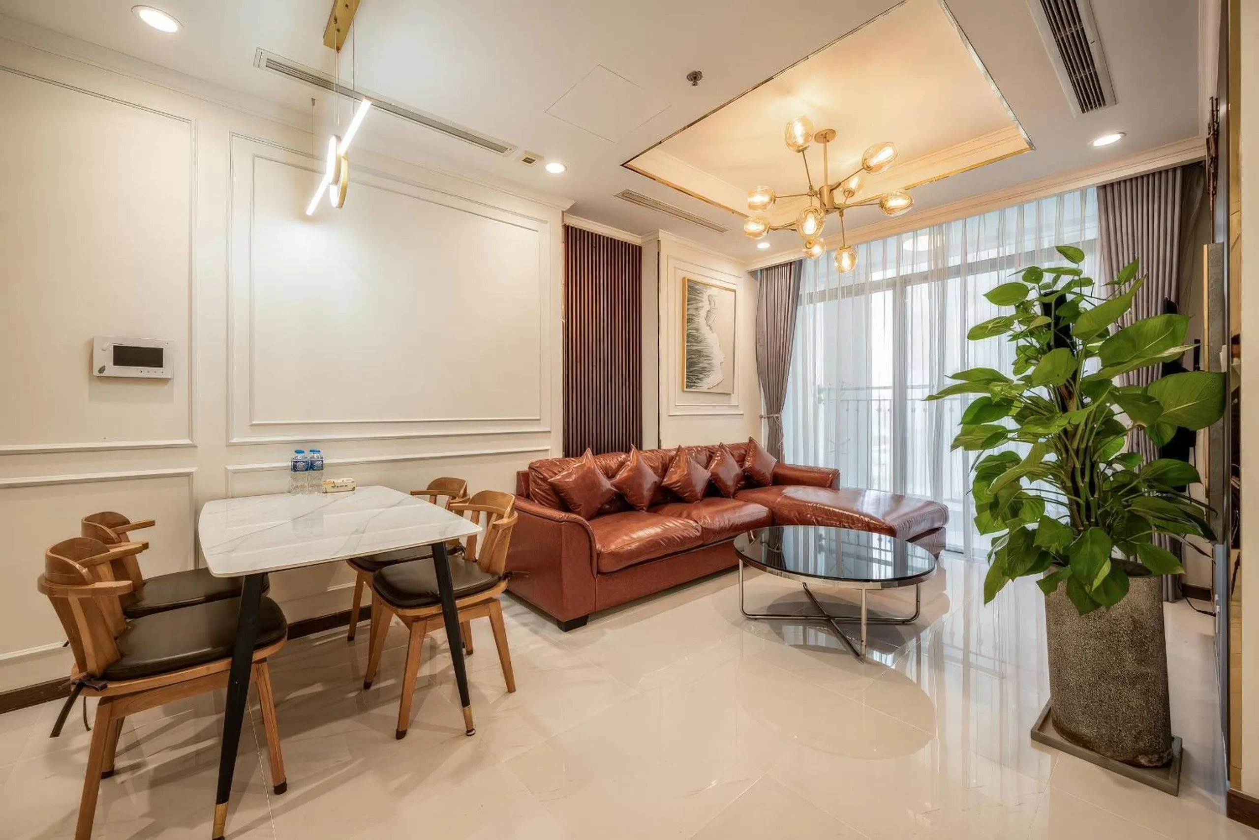 Living room in Urban Zen Saigon - Vinhomes Landmark 81