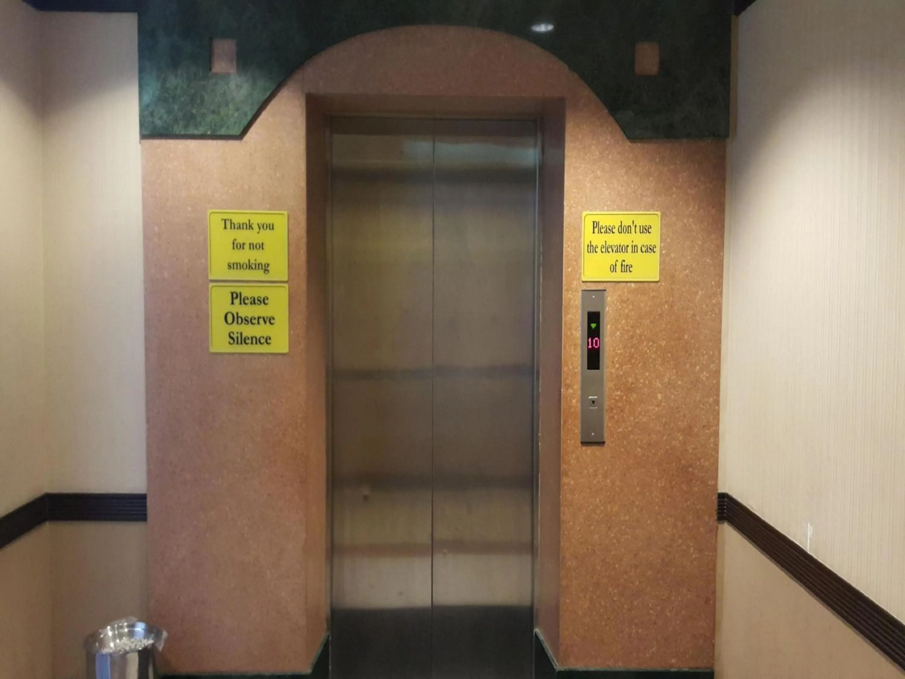 elevator in Hotel Sogo Santa Mesa