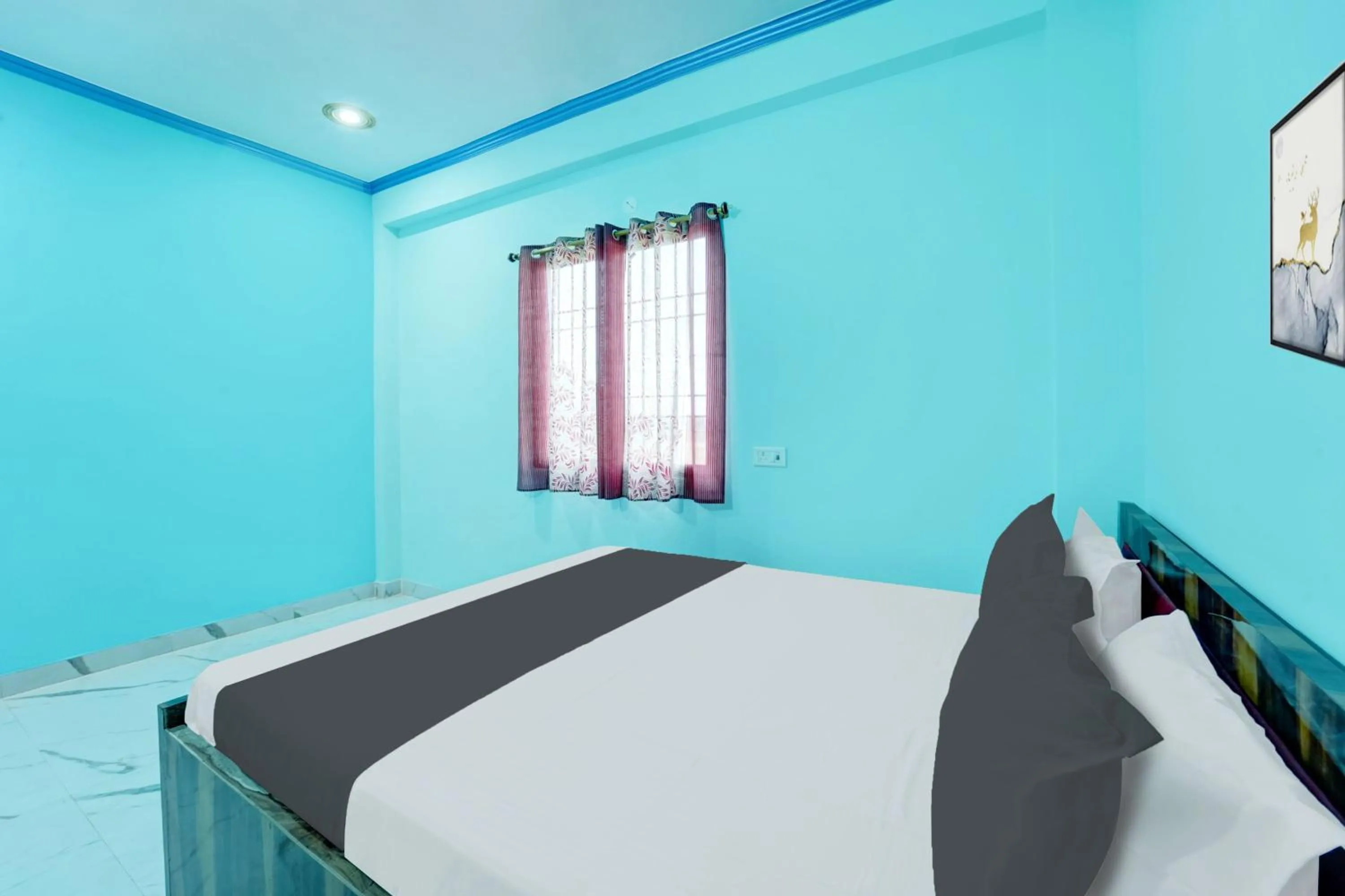 Bedroom, Bed in Hotel O R K Marriage Hall and Guest House