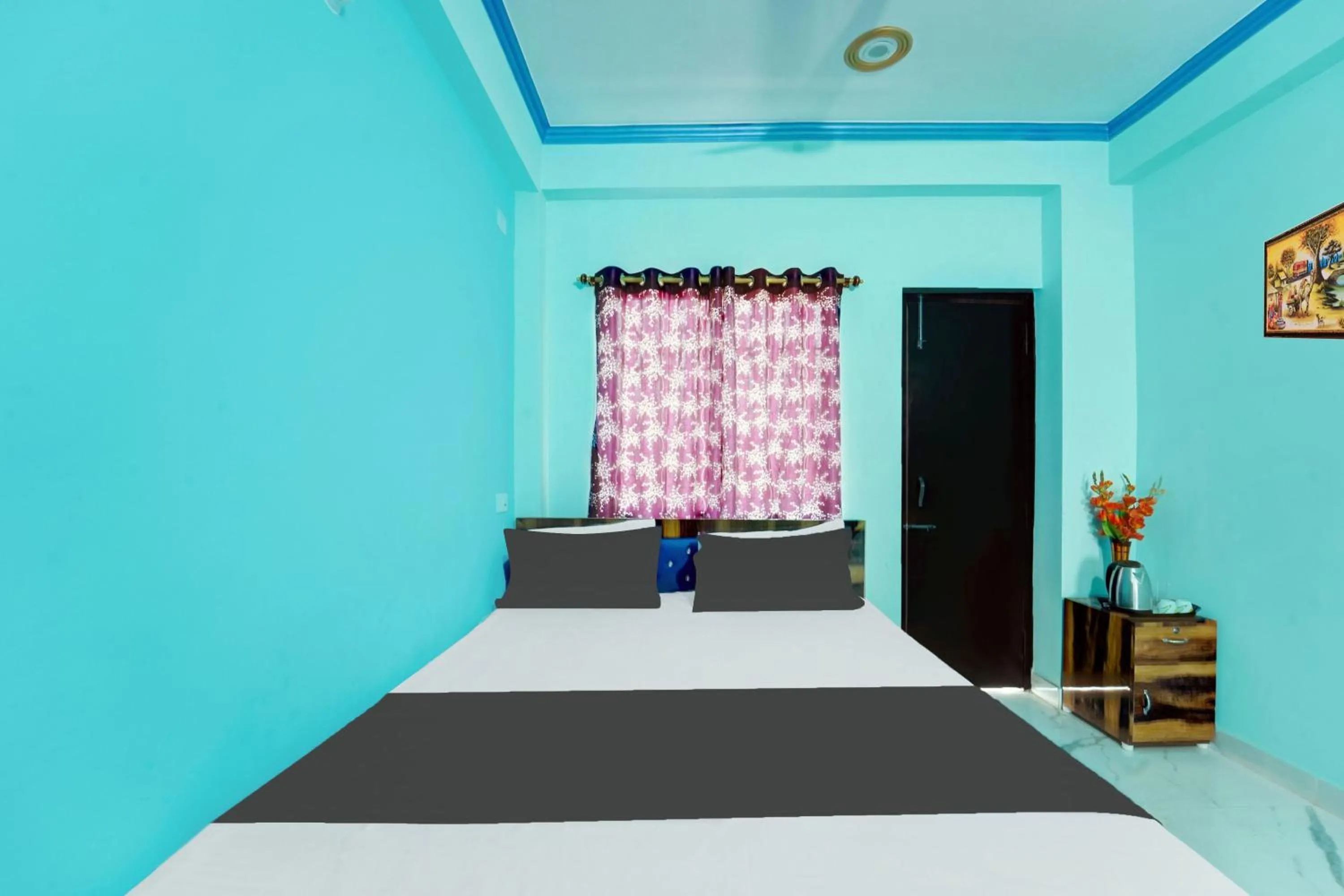 Bedroom, Bed in Hotel O R K Marriage Hall and Guest House