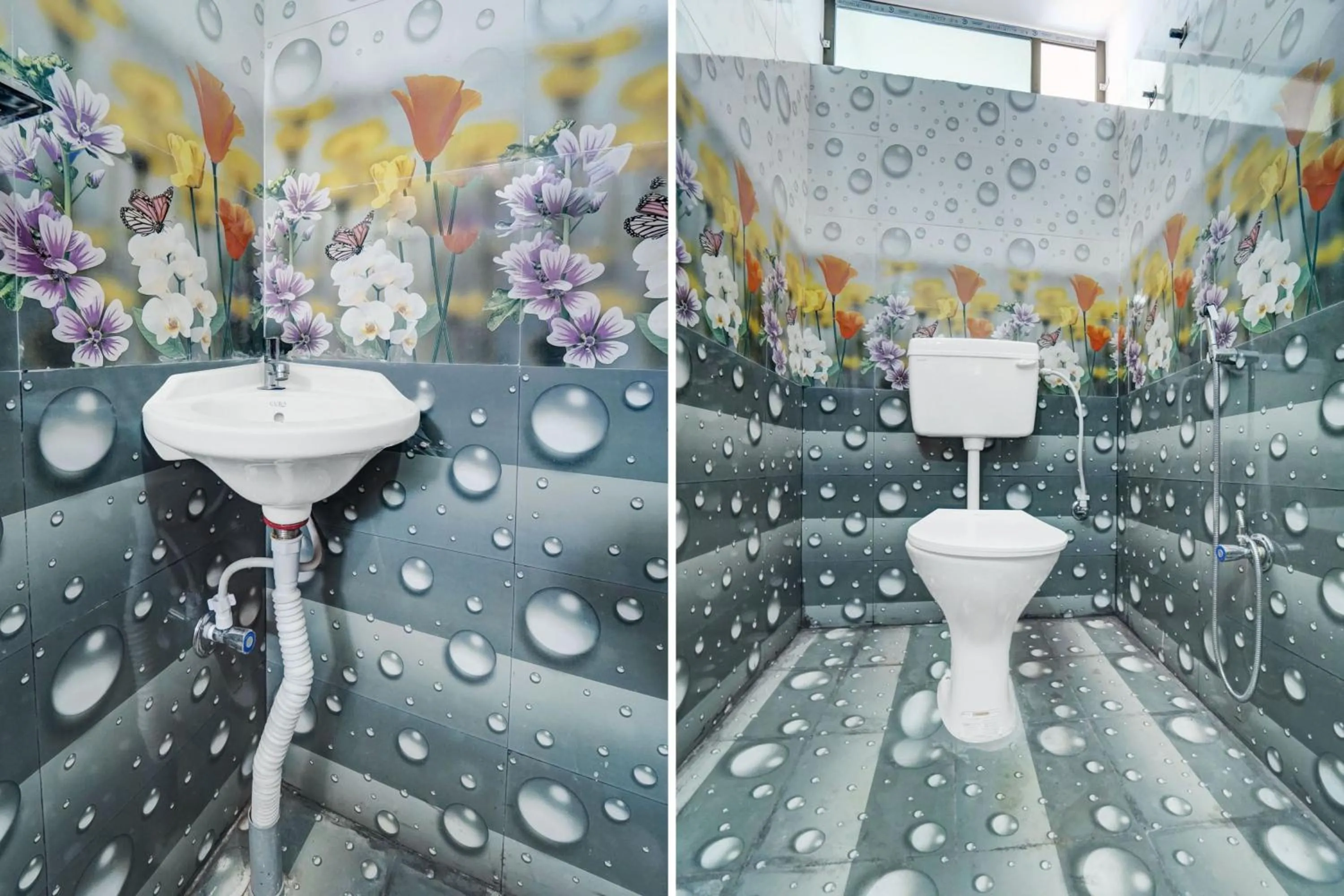 Bathroom in Hotel O R K Marriage Hall and Guest House