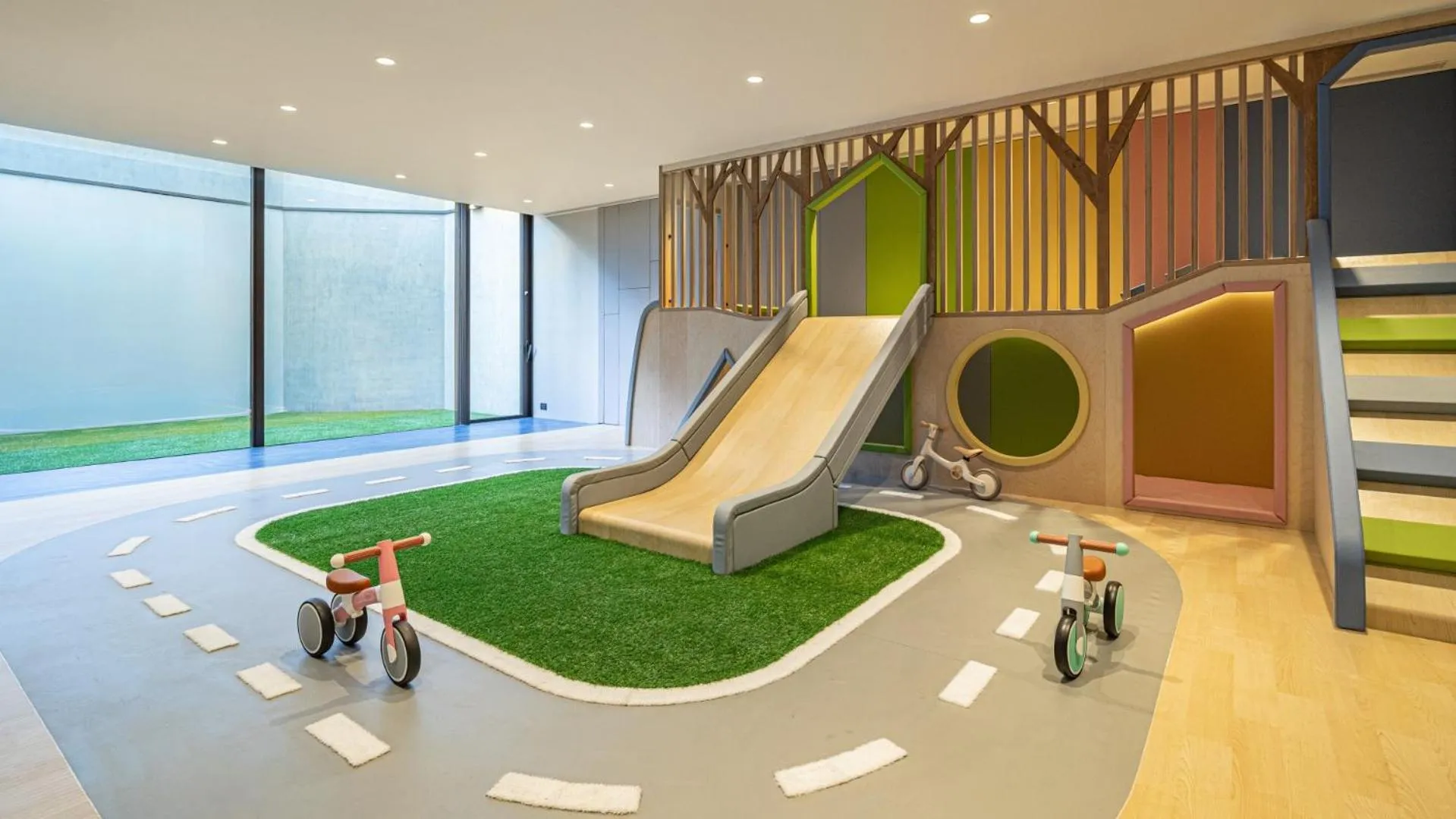 Children play ground in 北投晶泉丰旅 Wellspring by Silks Beitou