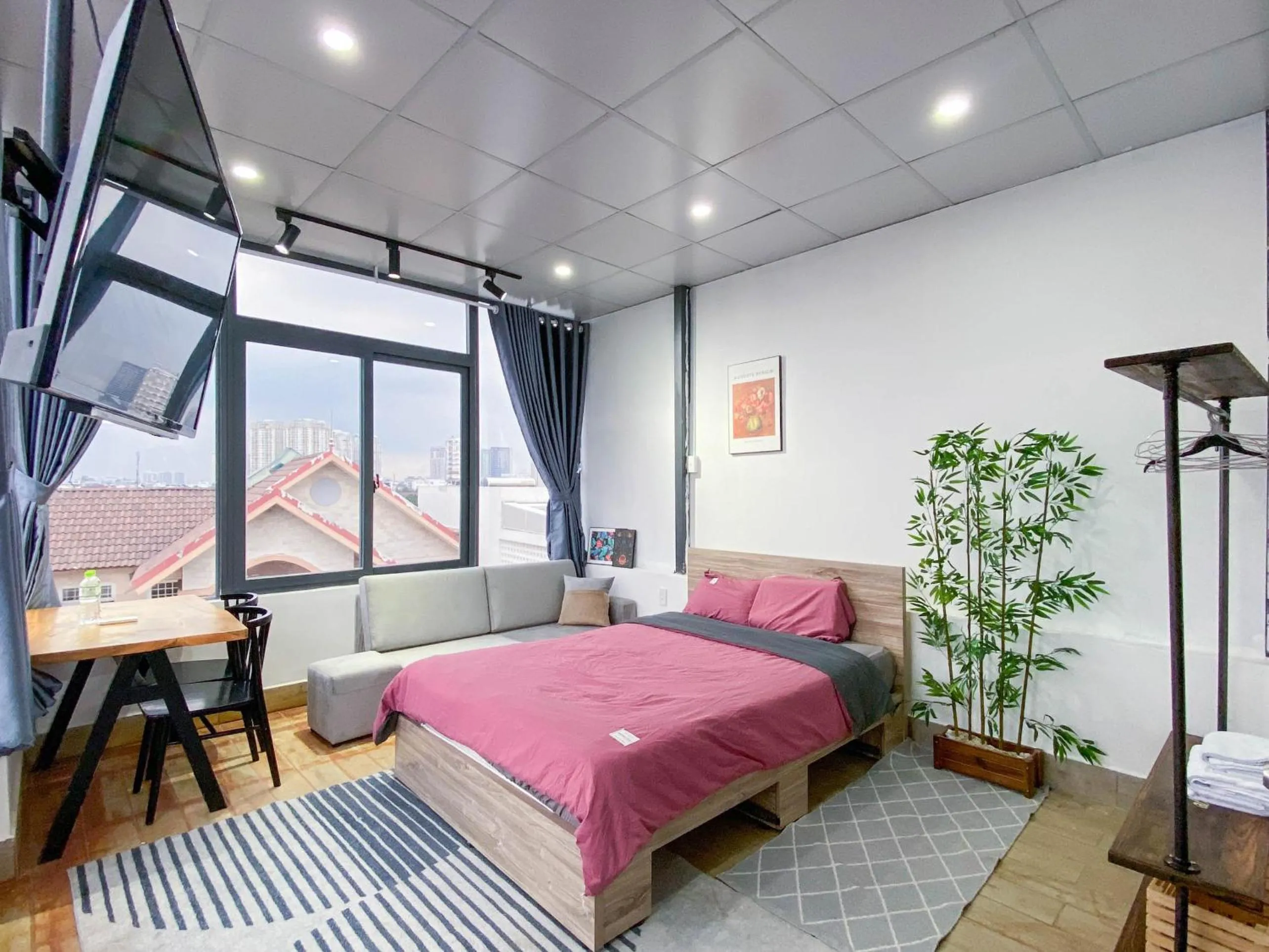 Bed in Zeus Living - Cozy Apartment in Thao Dien