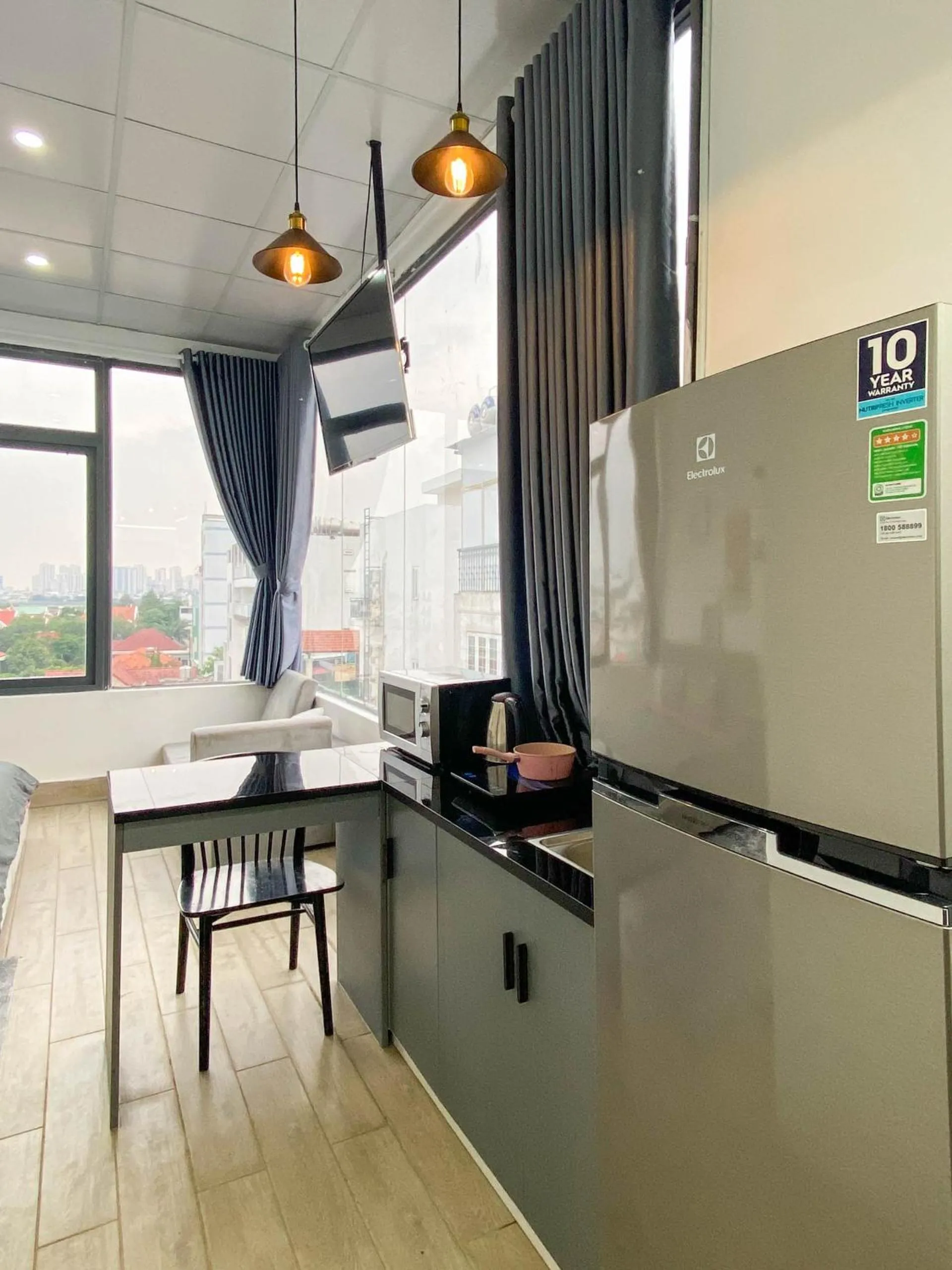 Kitchen or kitchenette in Zeus Living - Cozy Apartment in Thao Dien