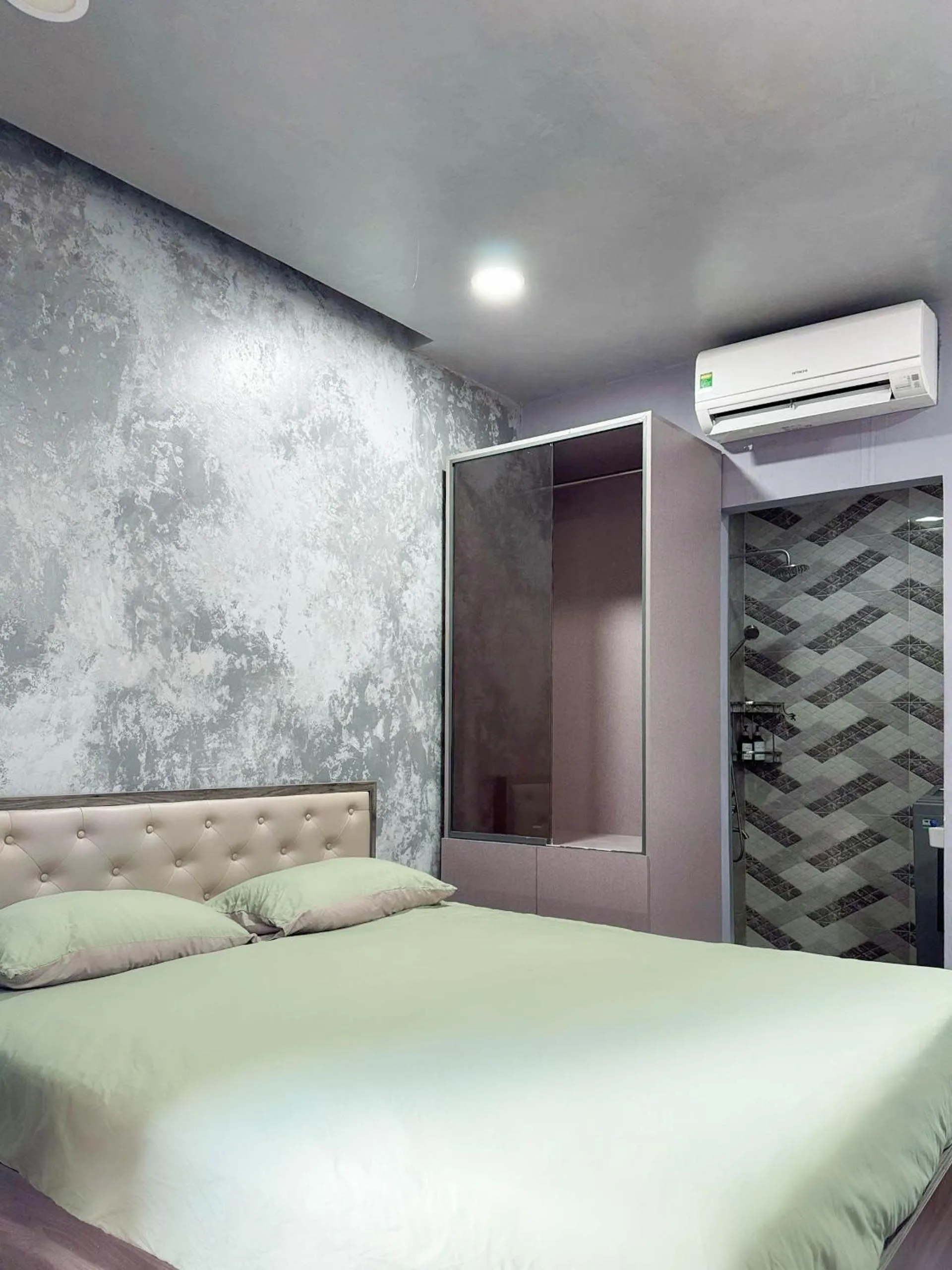 Bedroom, Bed in Zeus Living - Cozy Apartment in Thao Dien