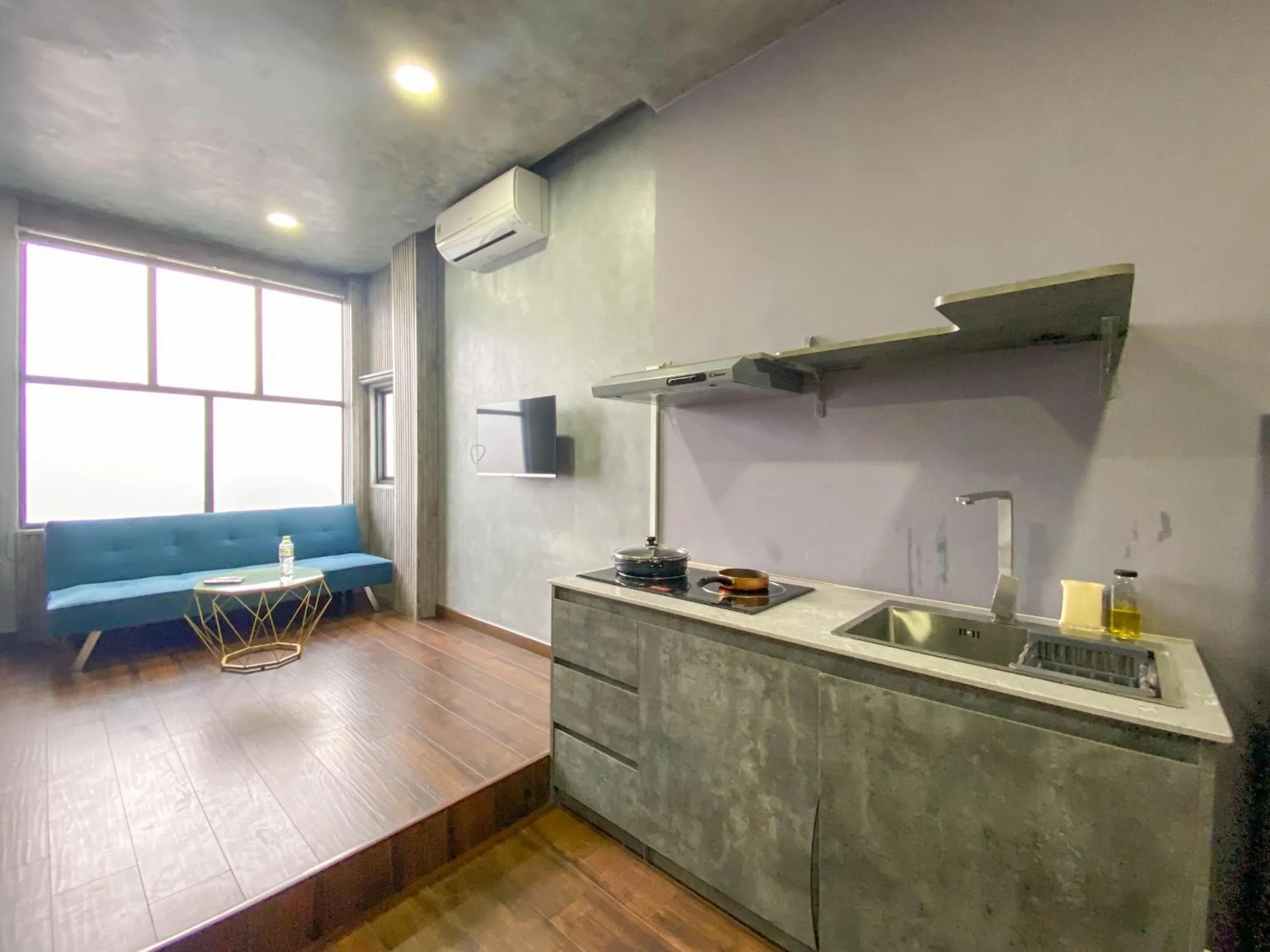 Kitchen or kitchenette in Zeus Living - Cozy Apartment in Thao Dien