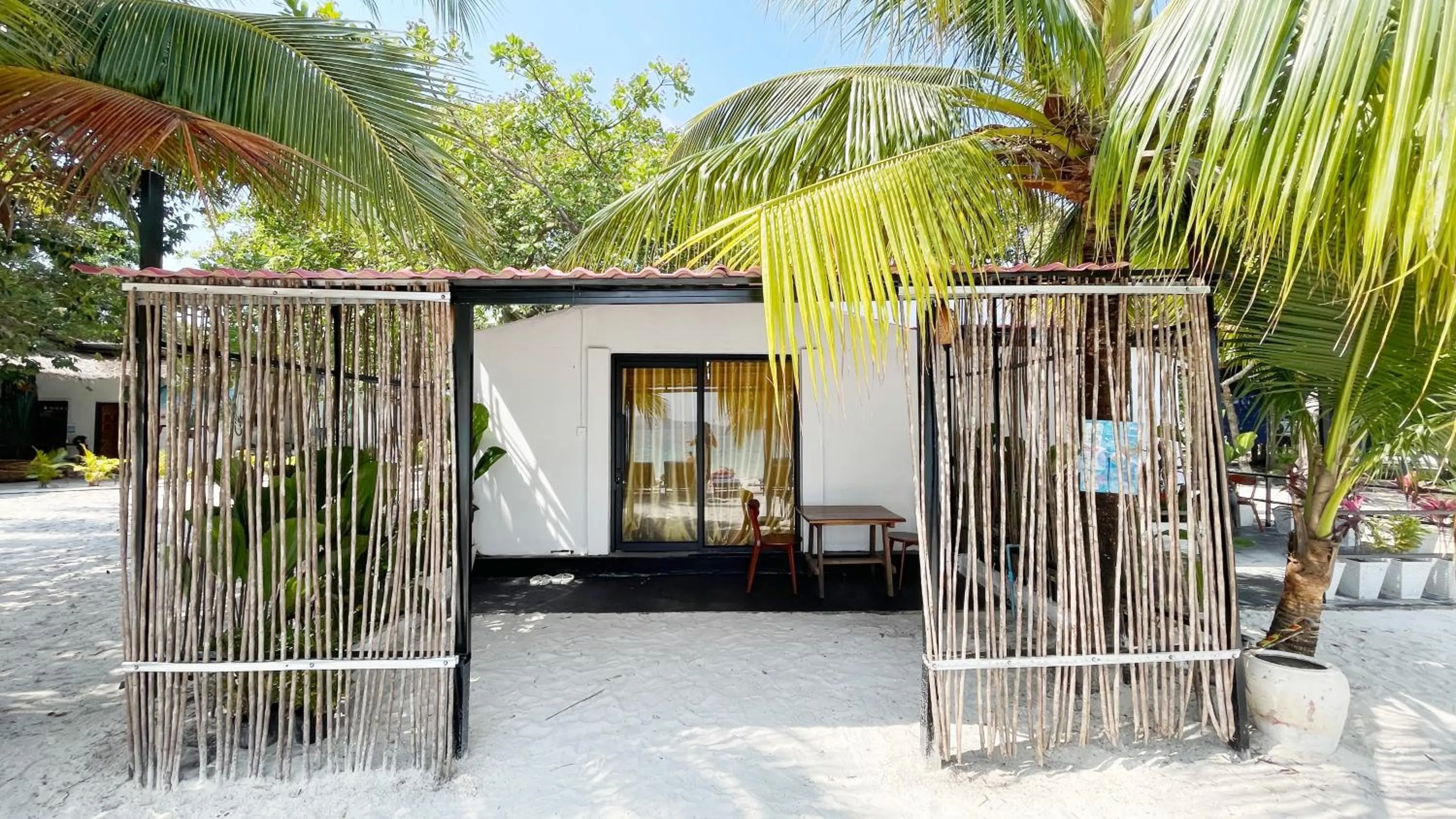 Patio in Koh Rong Beach Hostel and Bungalows