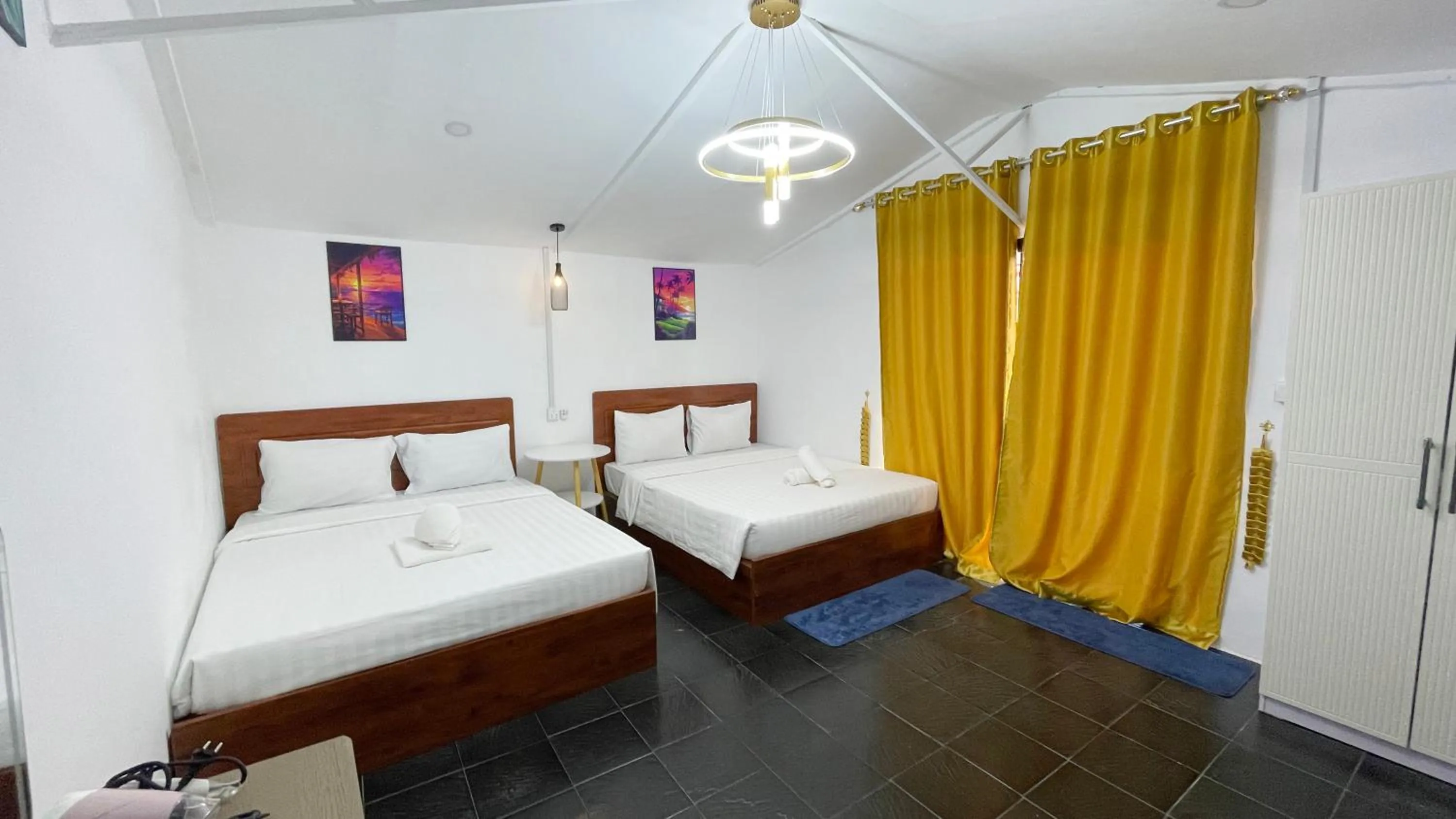 Bed in Koh Rong Beach Hostel and Bungalows