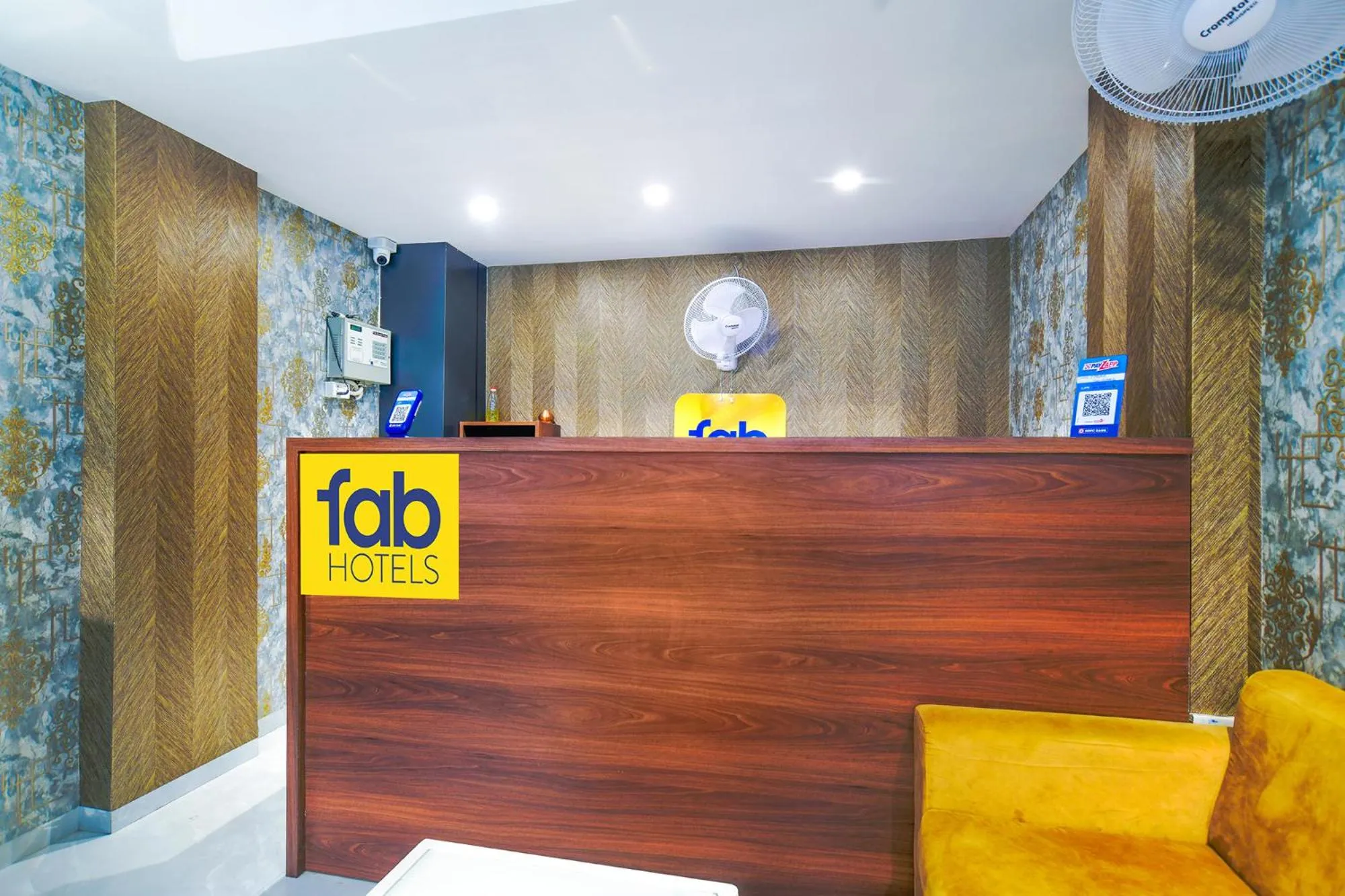 Lobby or reception in FabHotel J Palace