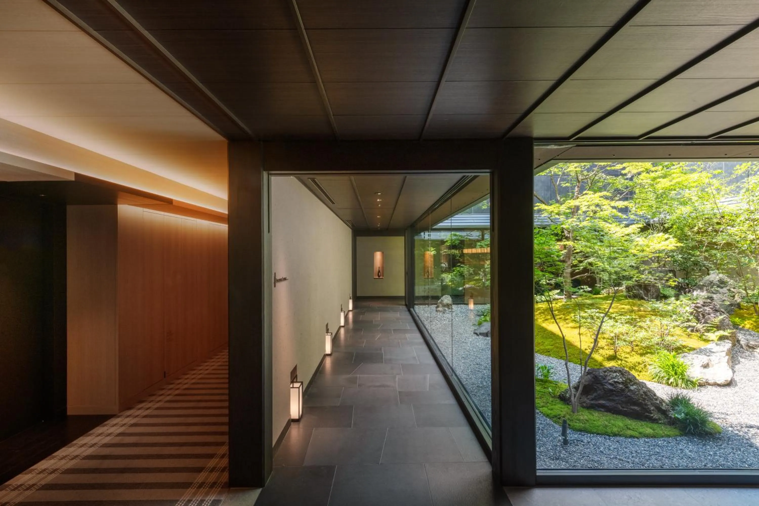 Garden in Hilton Kyoto