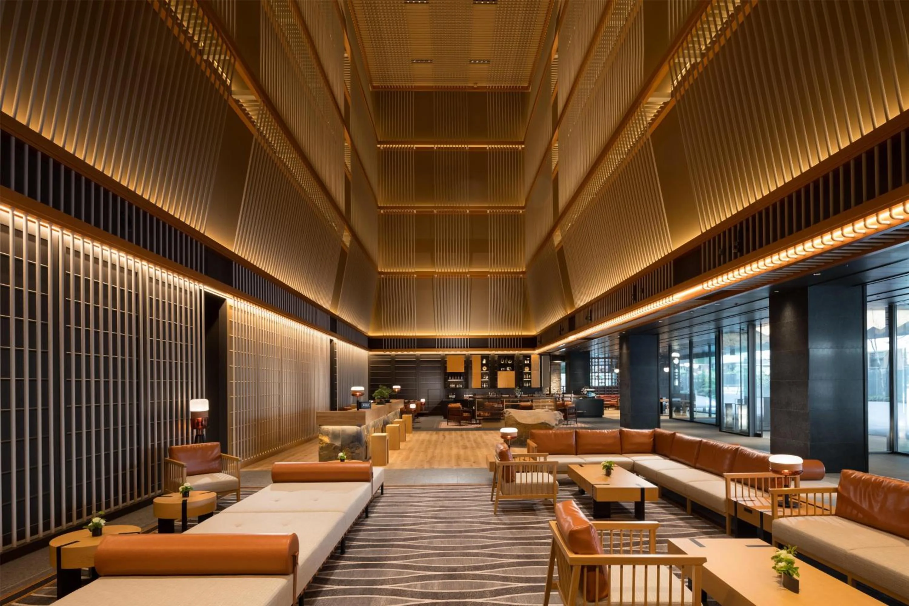 Lobby or reception, Bed in Hilton Kyoto