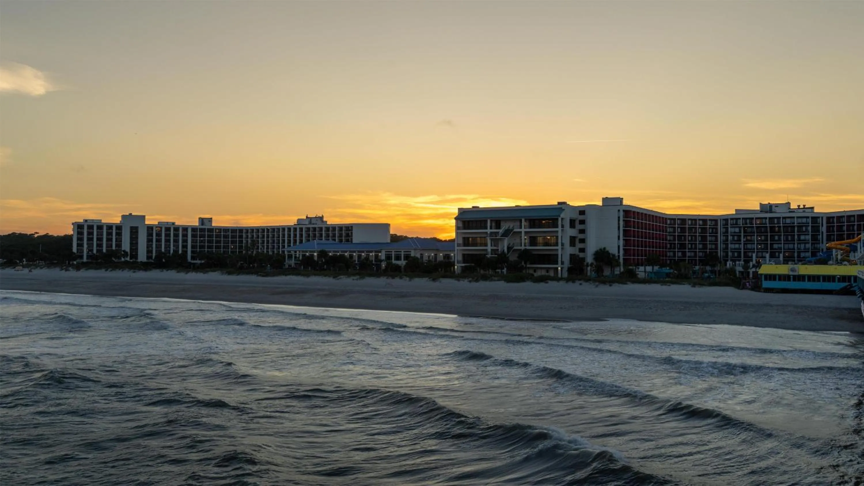 Beach in The Ellie Beach Resort Myrtle Beach, Tapestry By Hilton