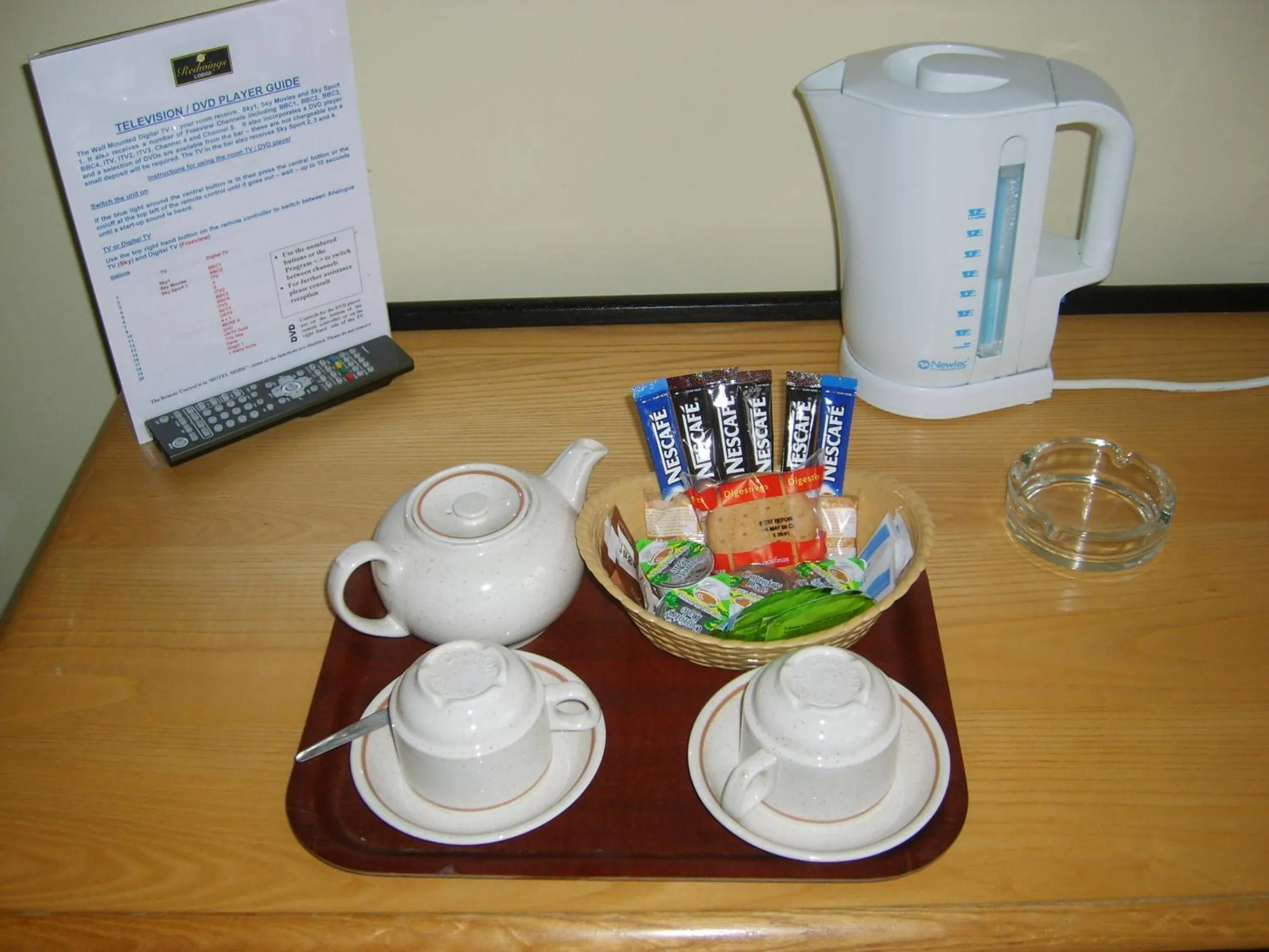 Coffee/tea facilities in Redwings Lodge Sawtry Huntingdon