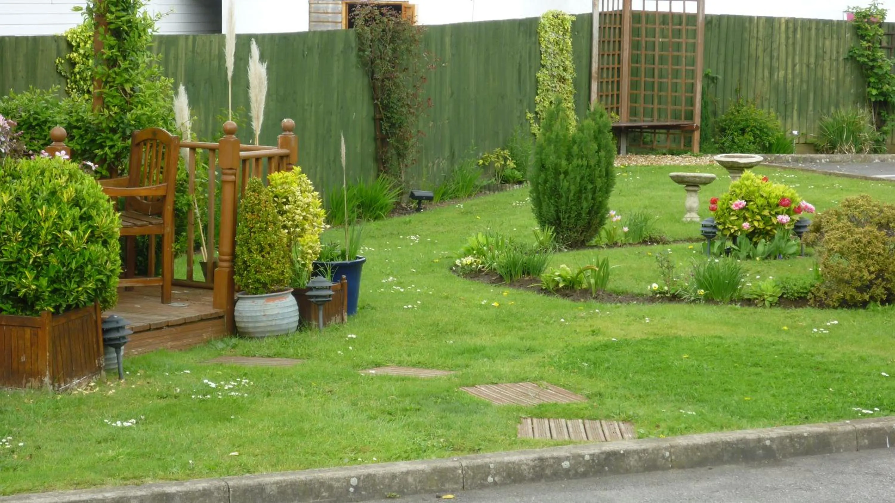 Garden in Redwings Lodge Sawtry Huntingdon