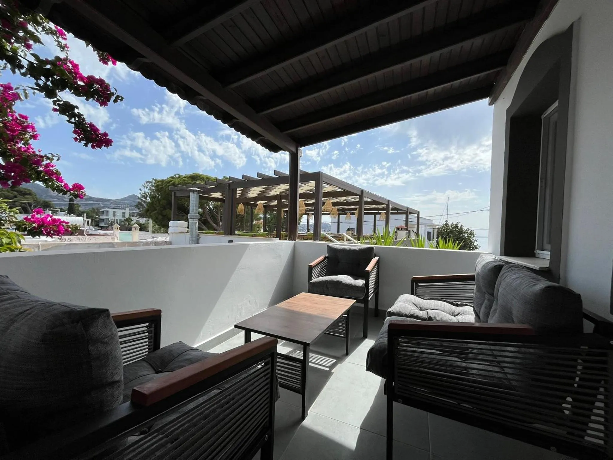 Balcony/Terrace in Lizbonia Hotels Bodrum