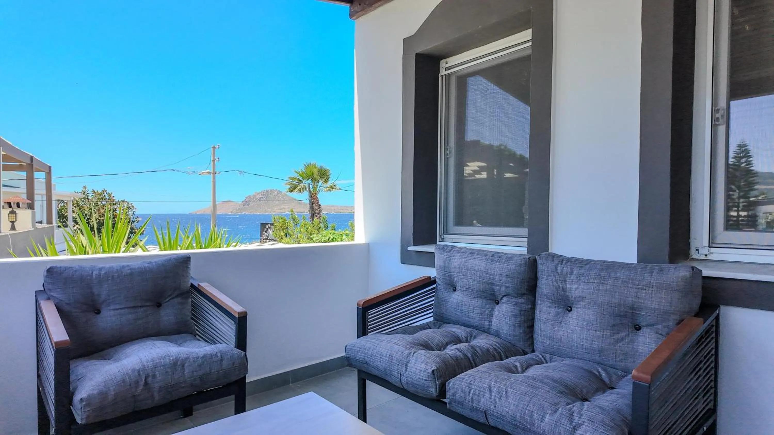 Balcony/Terrace in Lizbonia Hotels Bodrum