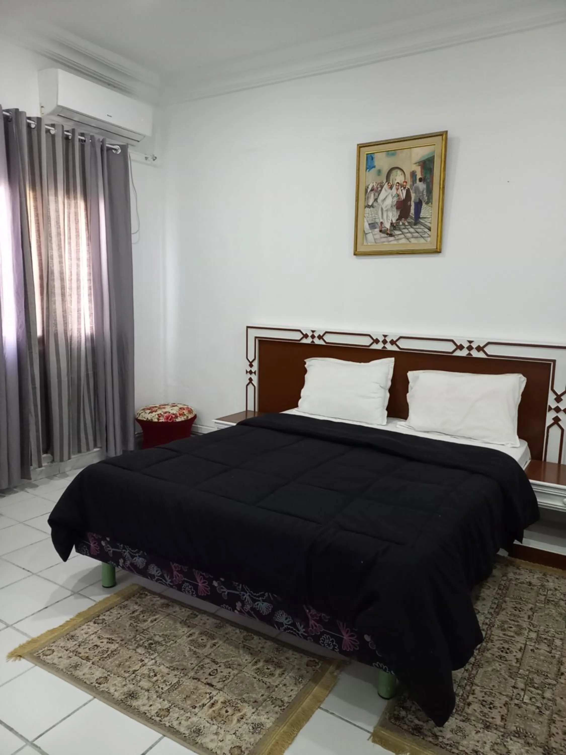 Bed in Hotel Le Khalife