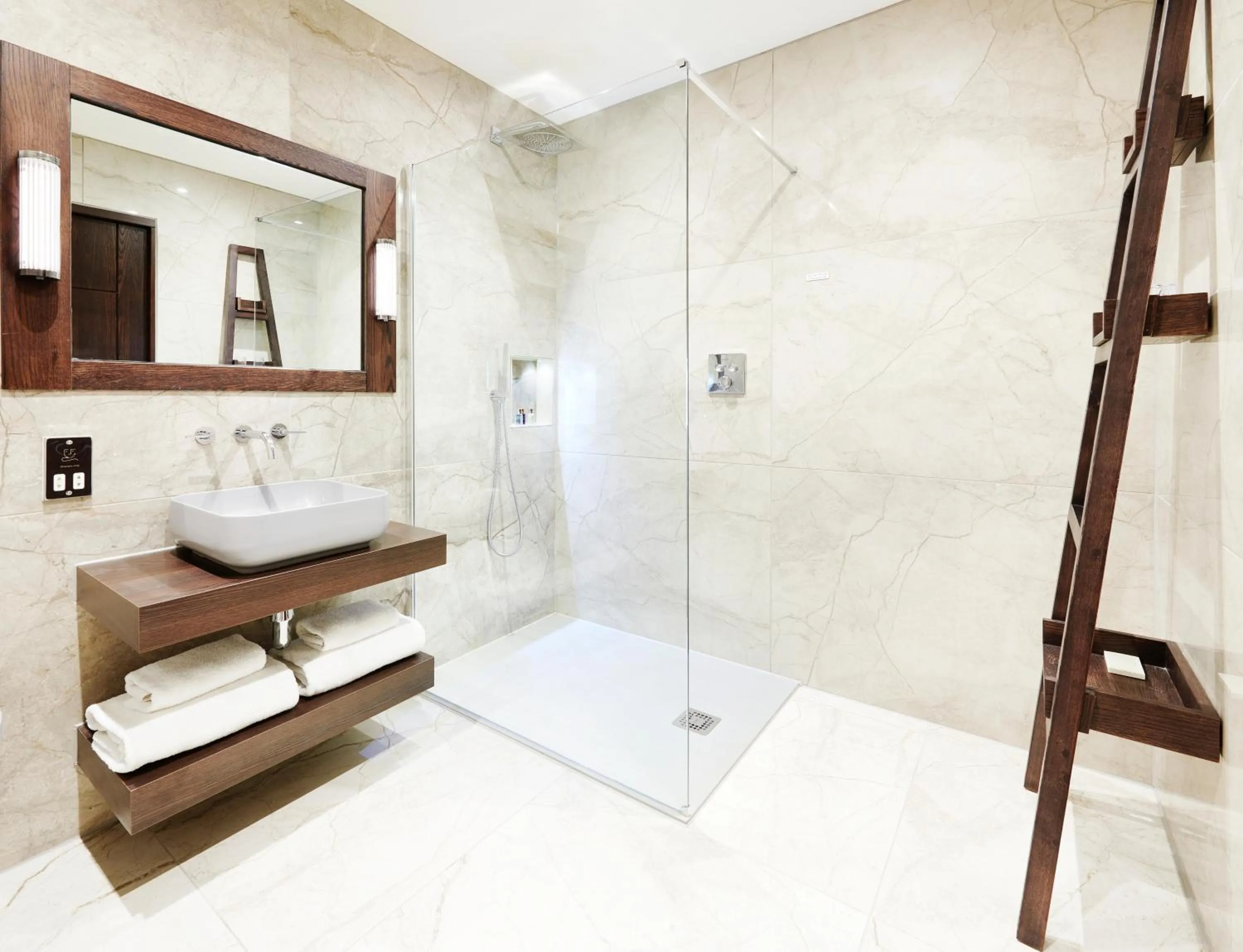 Shower in Aldwark Manor Estate