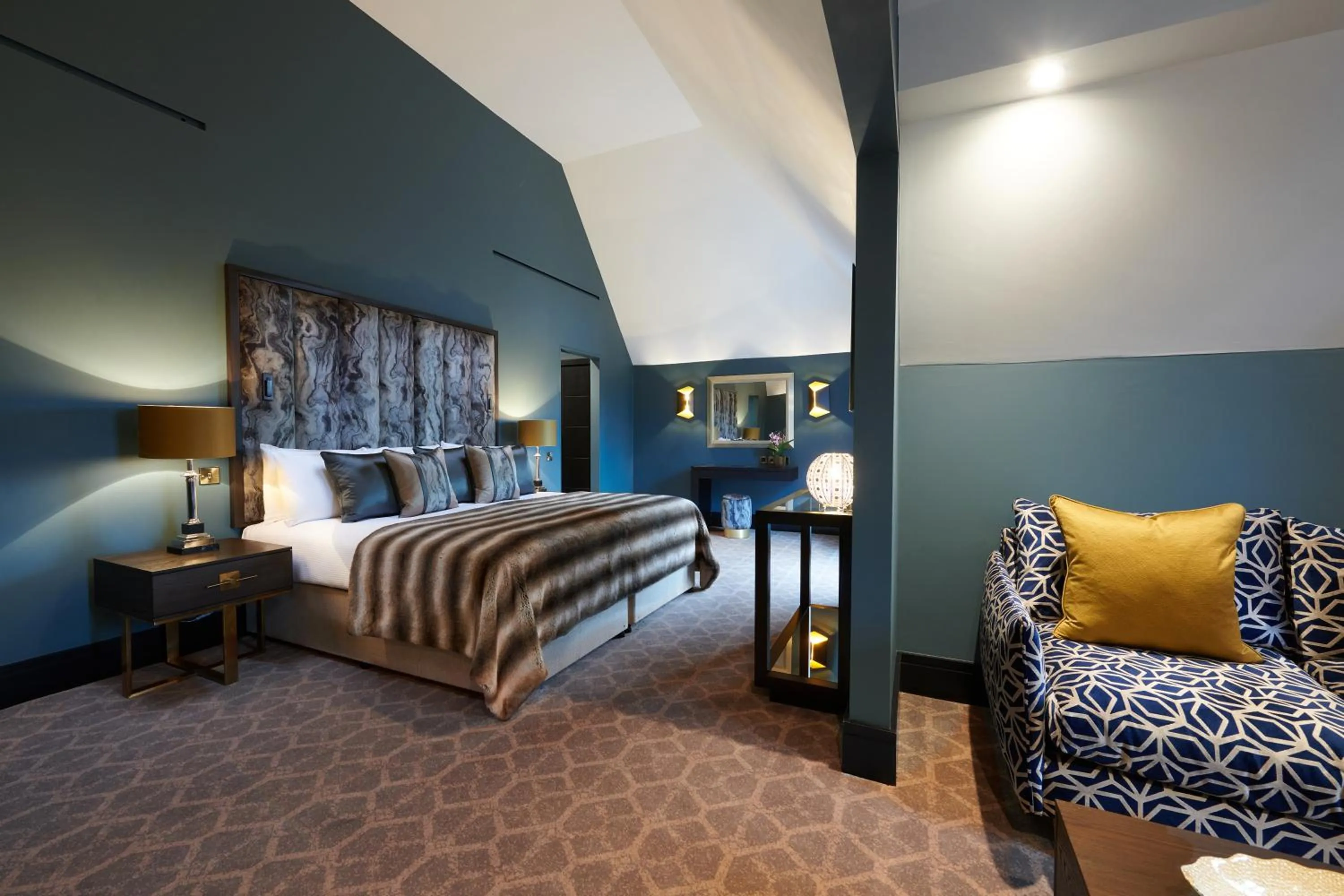 Bed in Aldwark Manor Estate