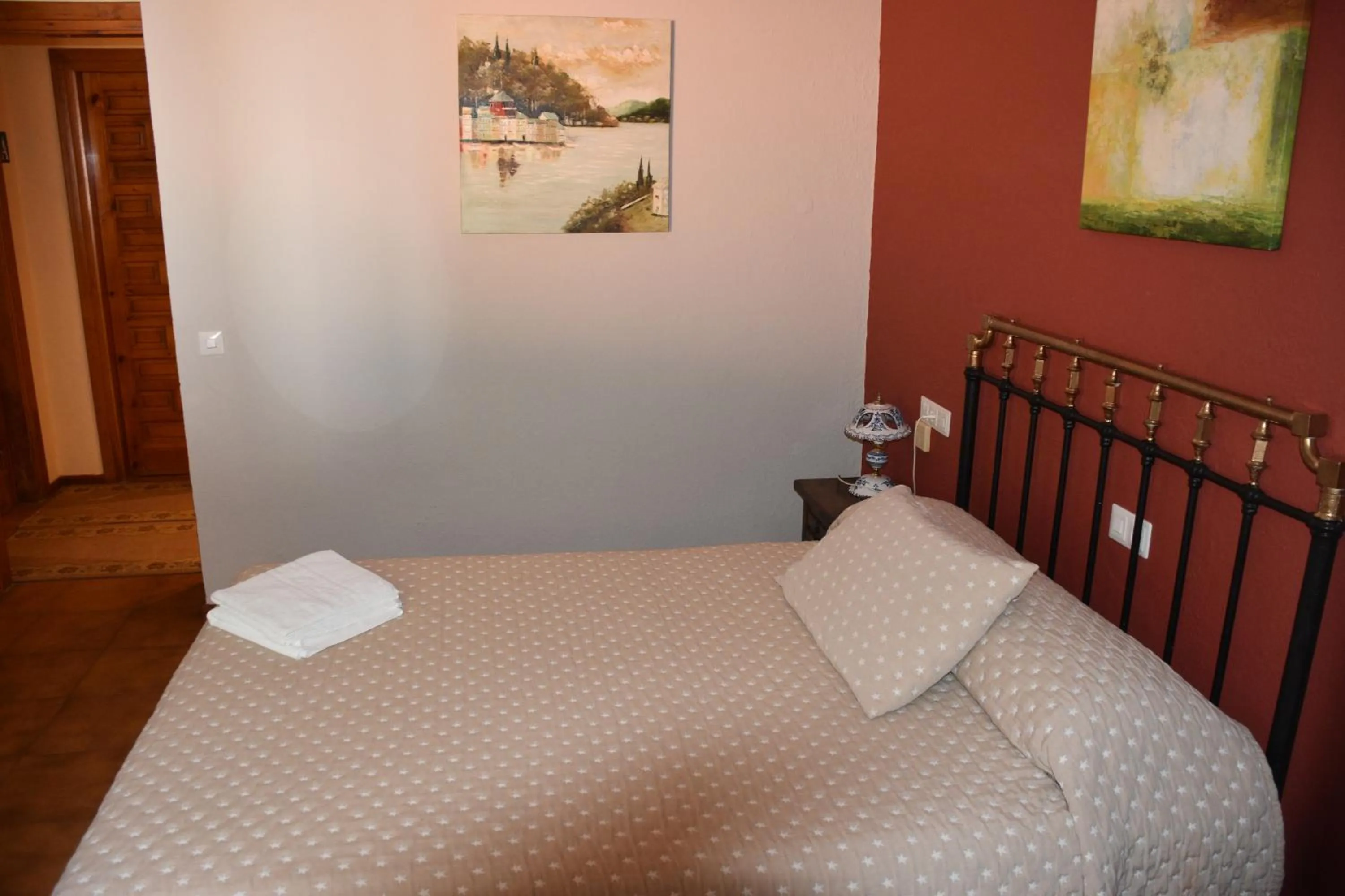 Bed in Hotel El Refugio de Juanar