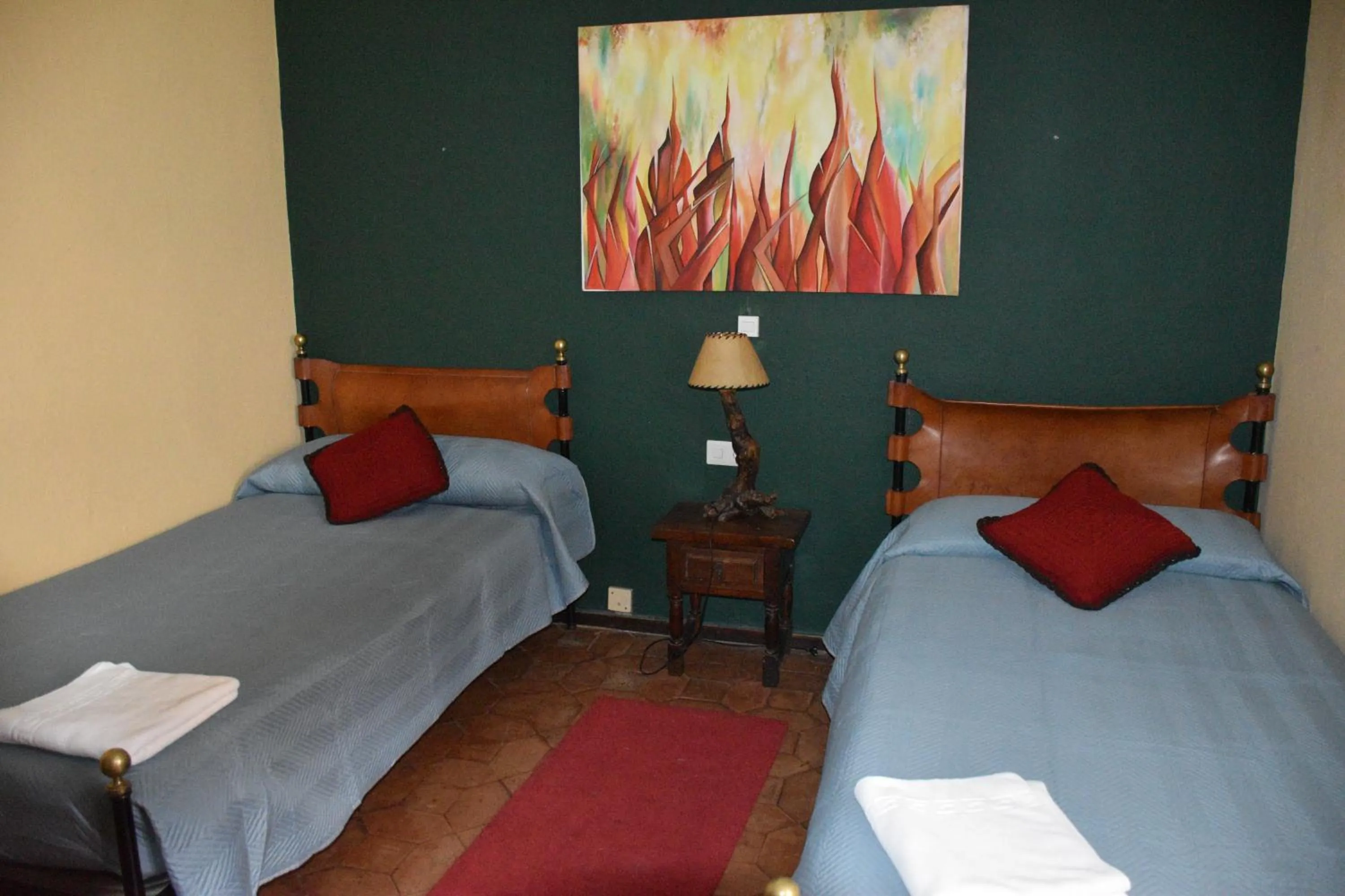 Bed in Hotel El Refugio de Juanar