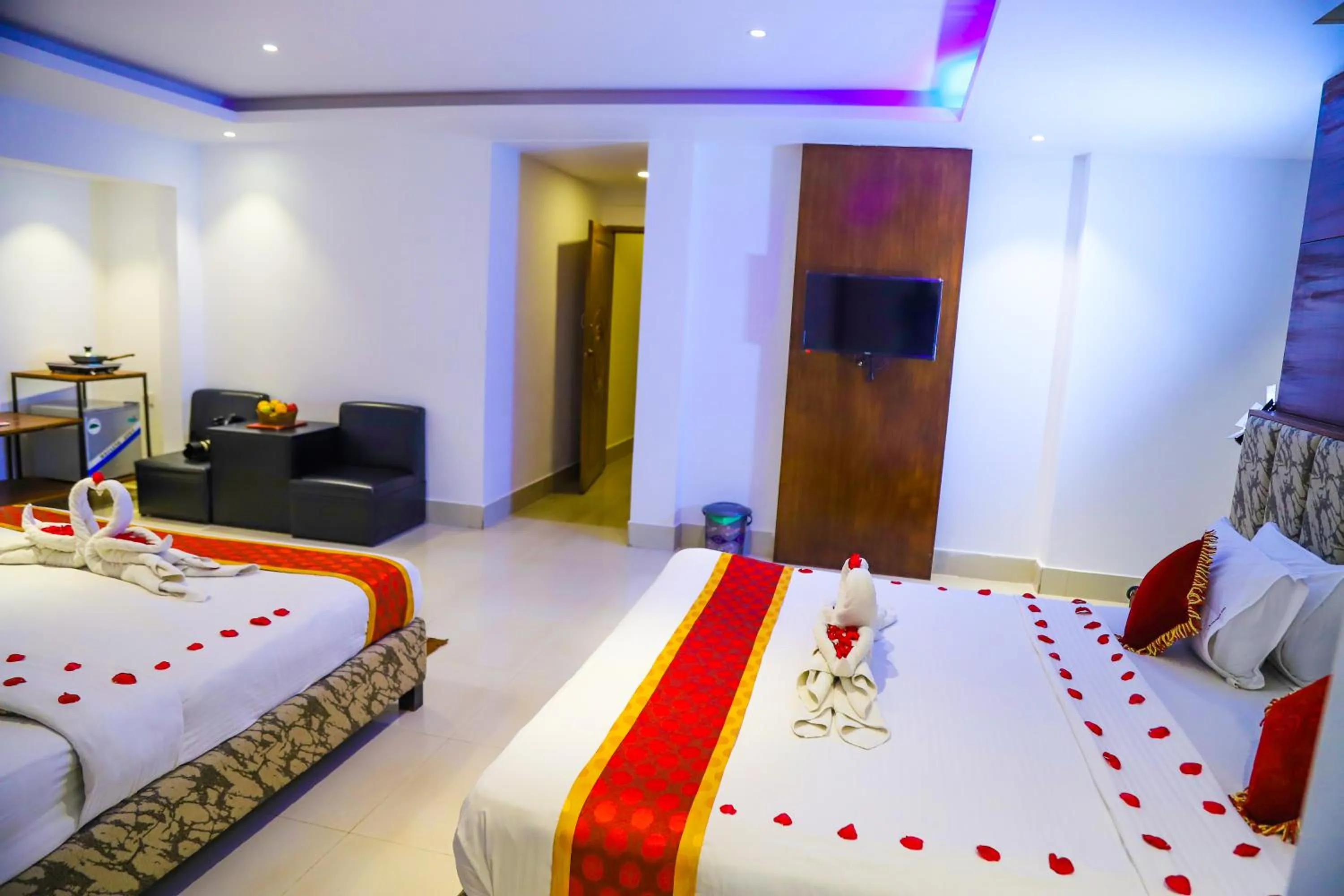 Bed in Panshi Inn Sylhet