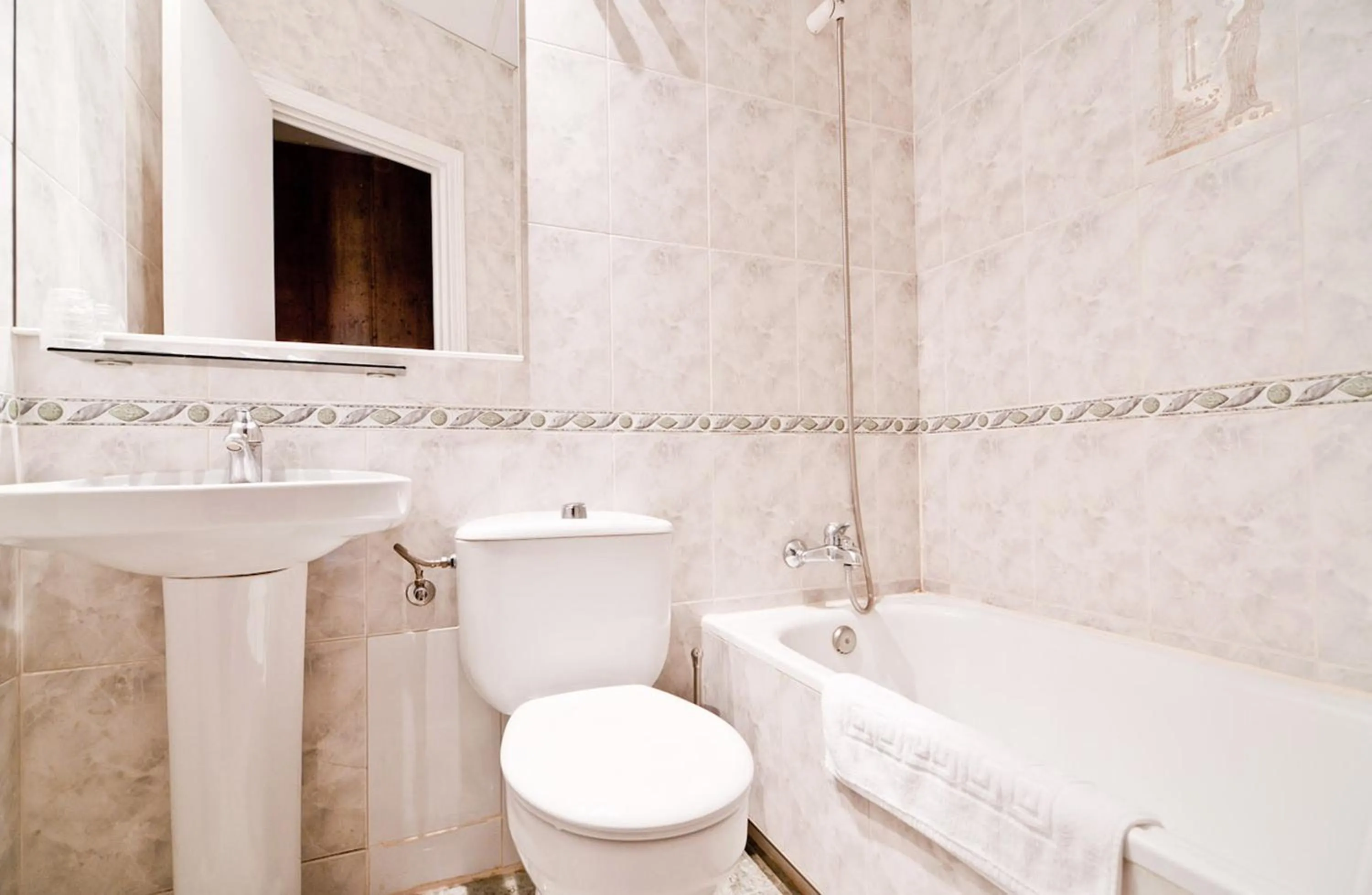 Bathroom in Hostal Asunción