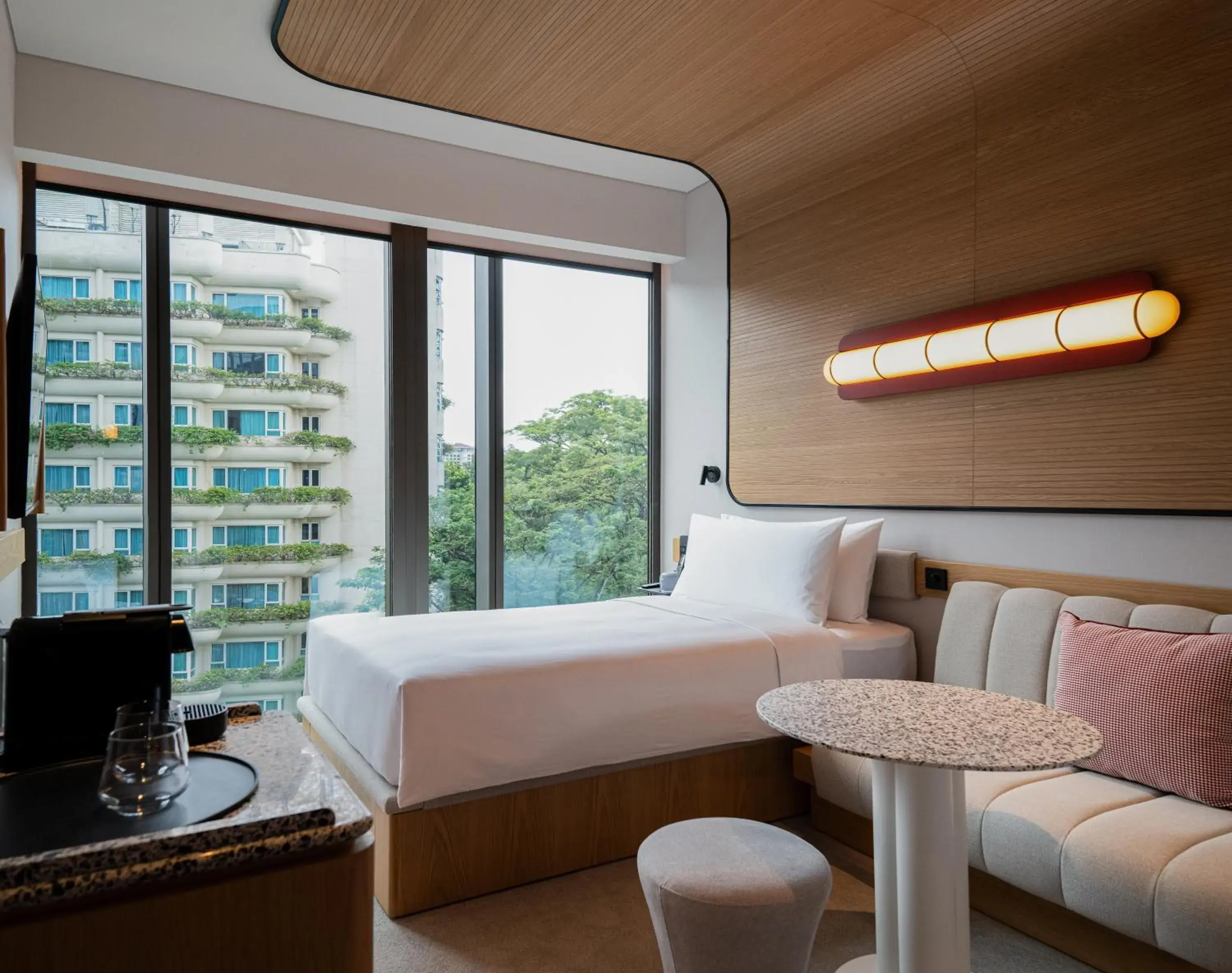 Cozy Single Pool View in The Standard, Singapore Cozy Single Pool View in The Standard, Singapore