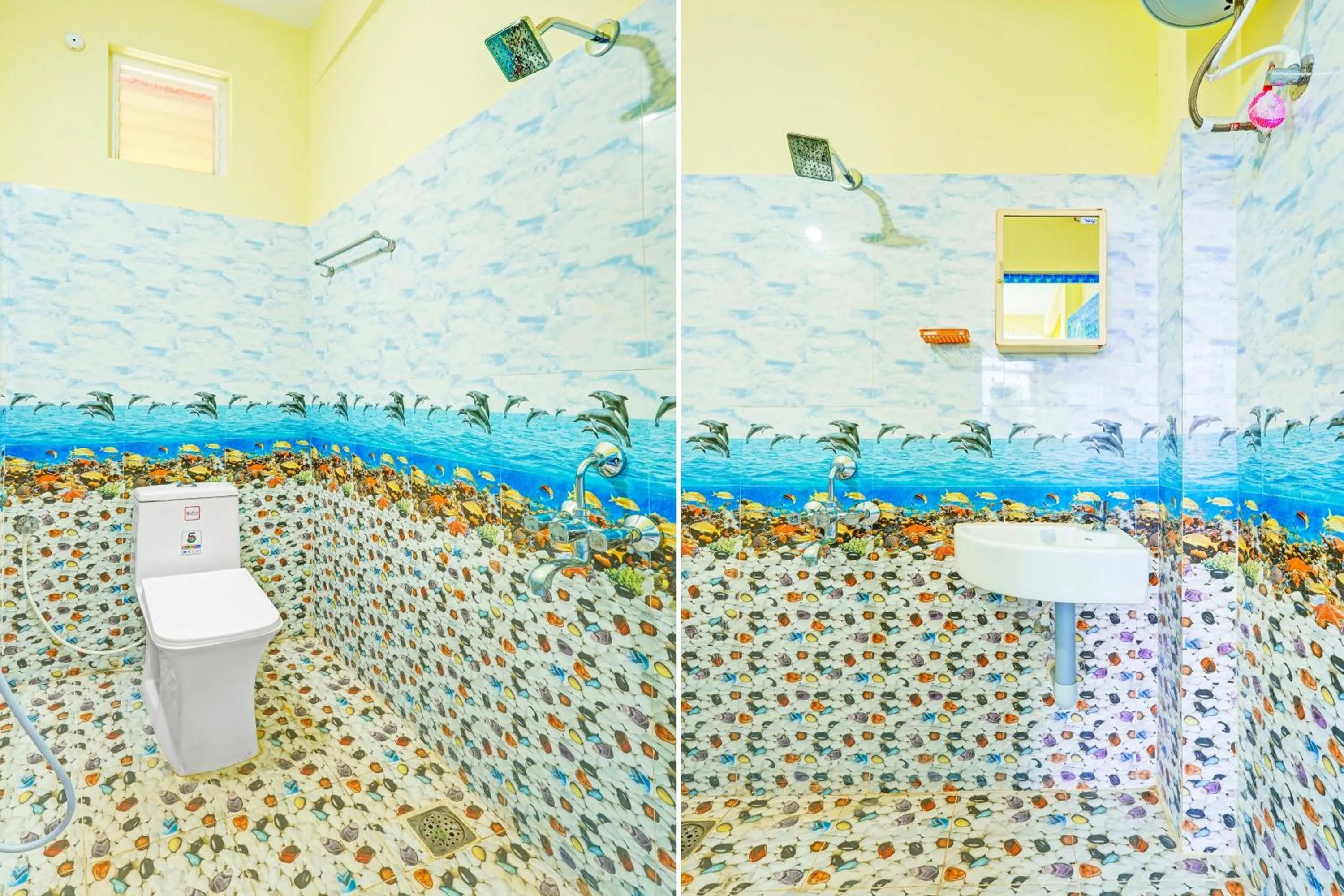 Bathroom in Hotel O by OYO LA VGA RESIDENCY