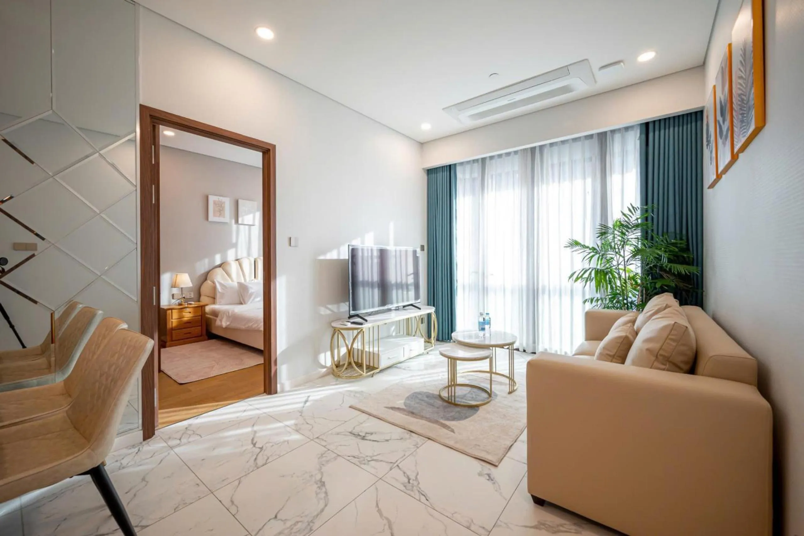 Bed in The Galleria Thủ Thiêm - Panorama Sky View