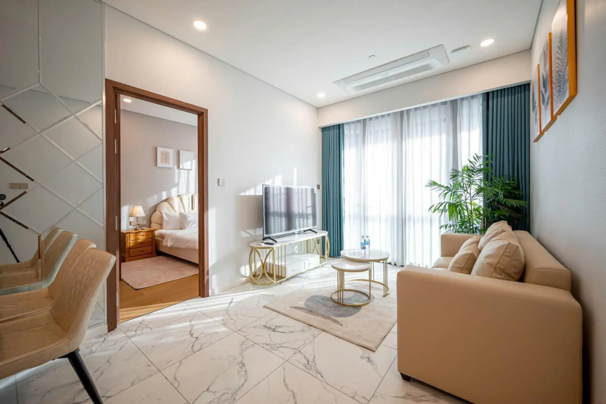 Two-Bedroom Apartment in The Galleria Thủ Thiêm - Panorama Sky View Two-Bedroom Apartment in The Galleria Thủ Thiêm - Panorama Sky View