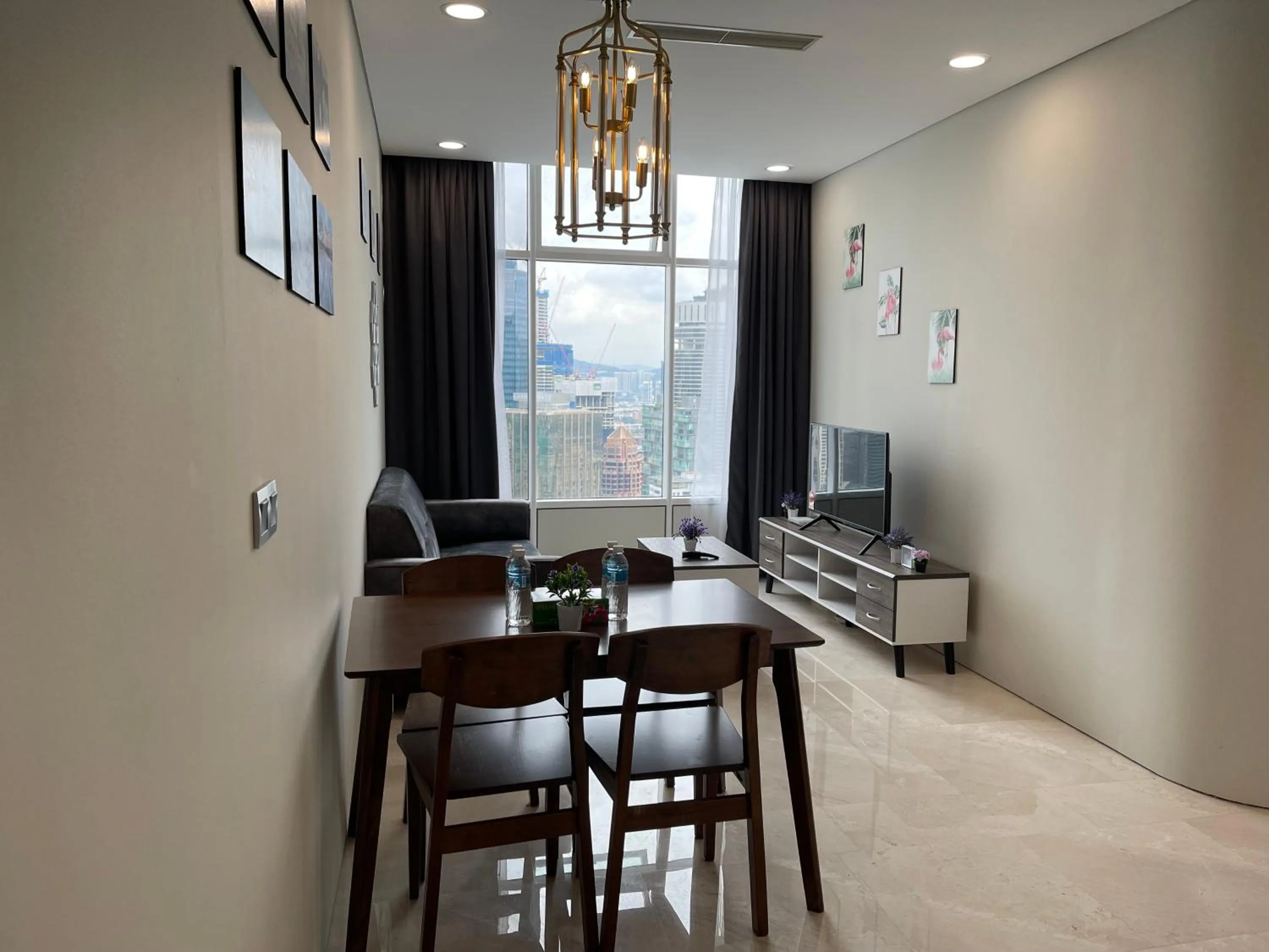 Living room in Sky Suites KLCC by Luna KL