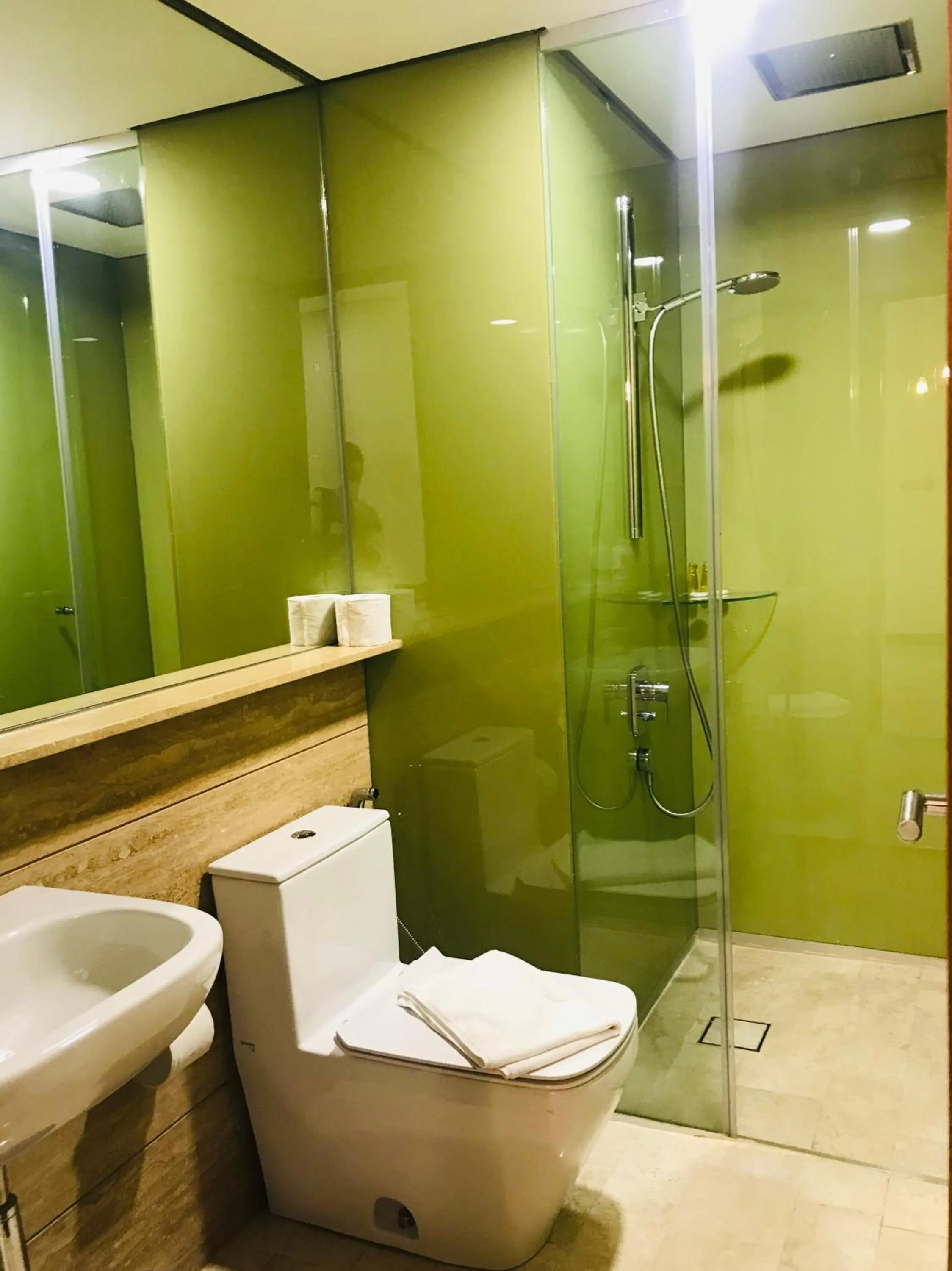 Shower in Sky Suites KLCC by Luna KL