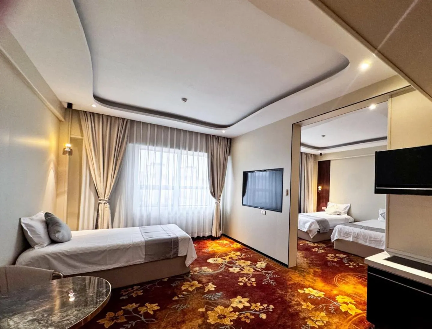 Bed in Amar Hotel Ulaanbaatar live