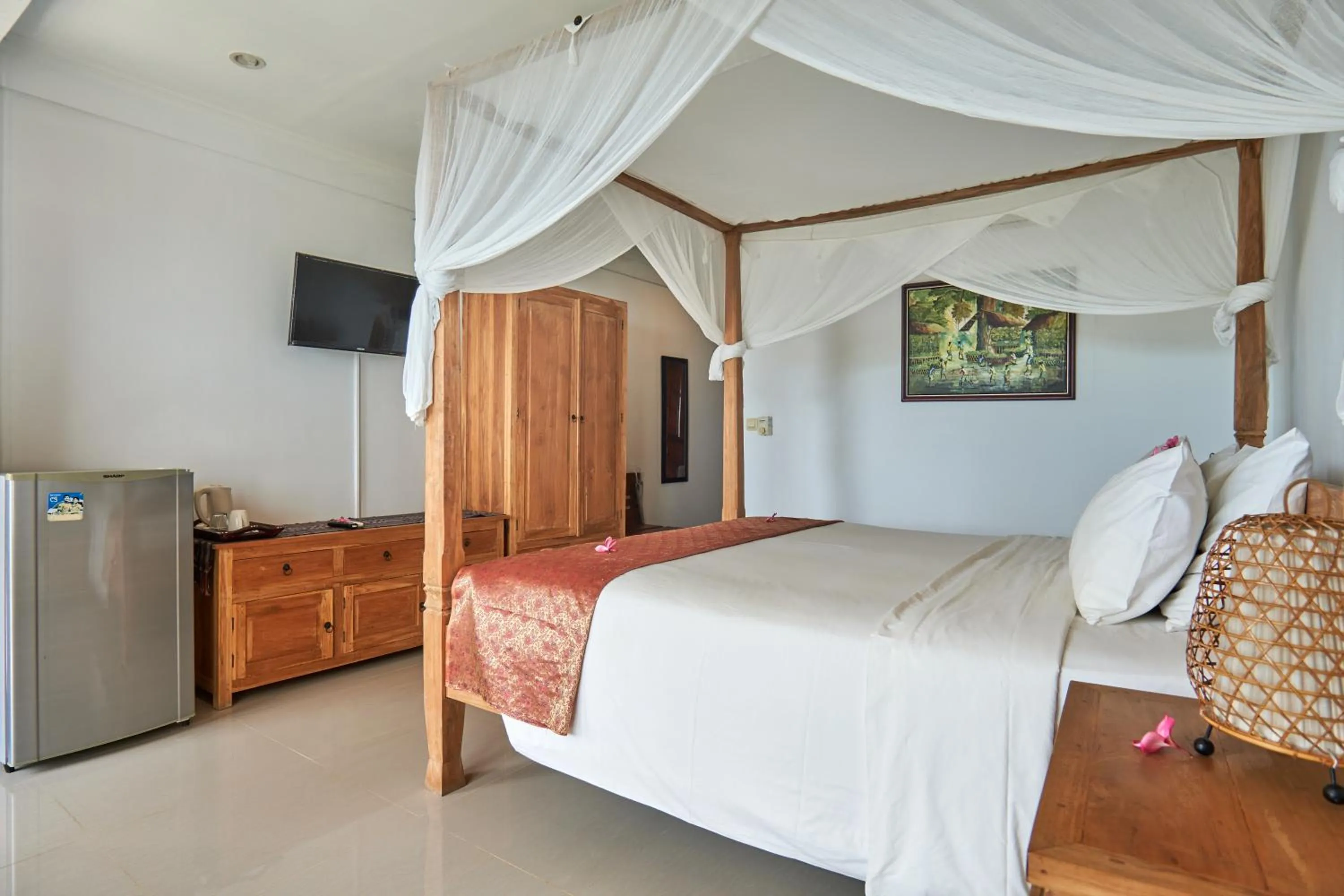 Bathroom, Bed in Attara Hills Sunset Villa Senggigi