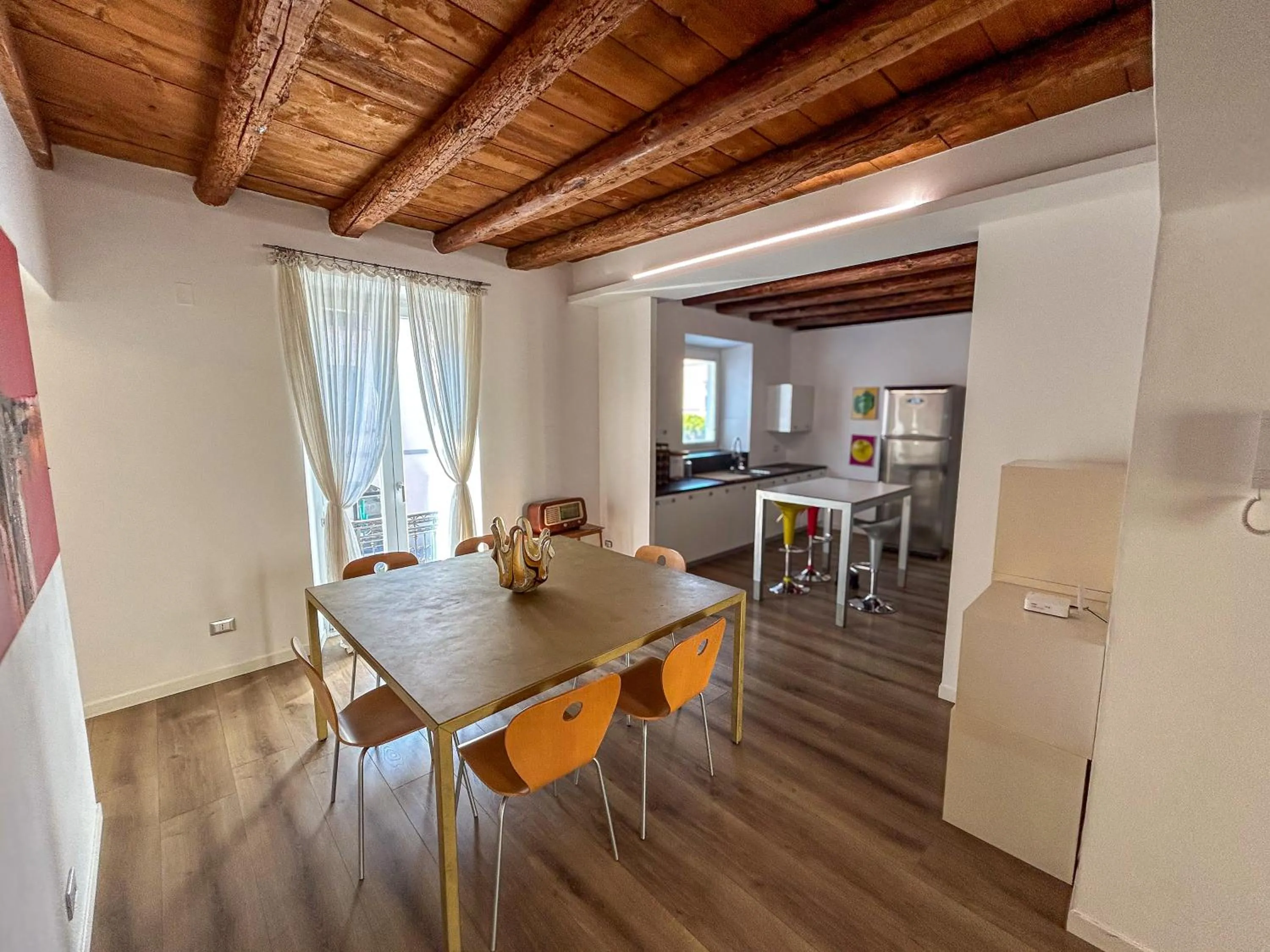 Kitchen or kitchenette in Suite & Charme in un palazzo storico di Bergamo