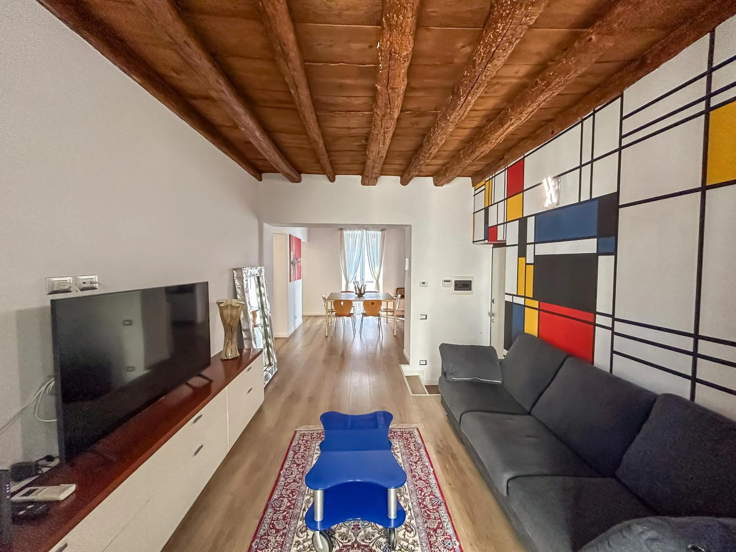 Communal lounge/ TV room in Suite & Charme in un palazzo storico di Bergamo