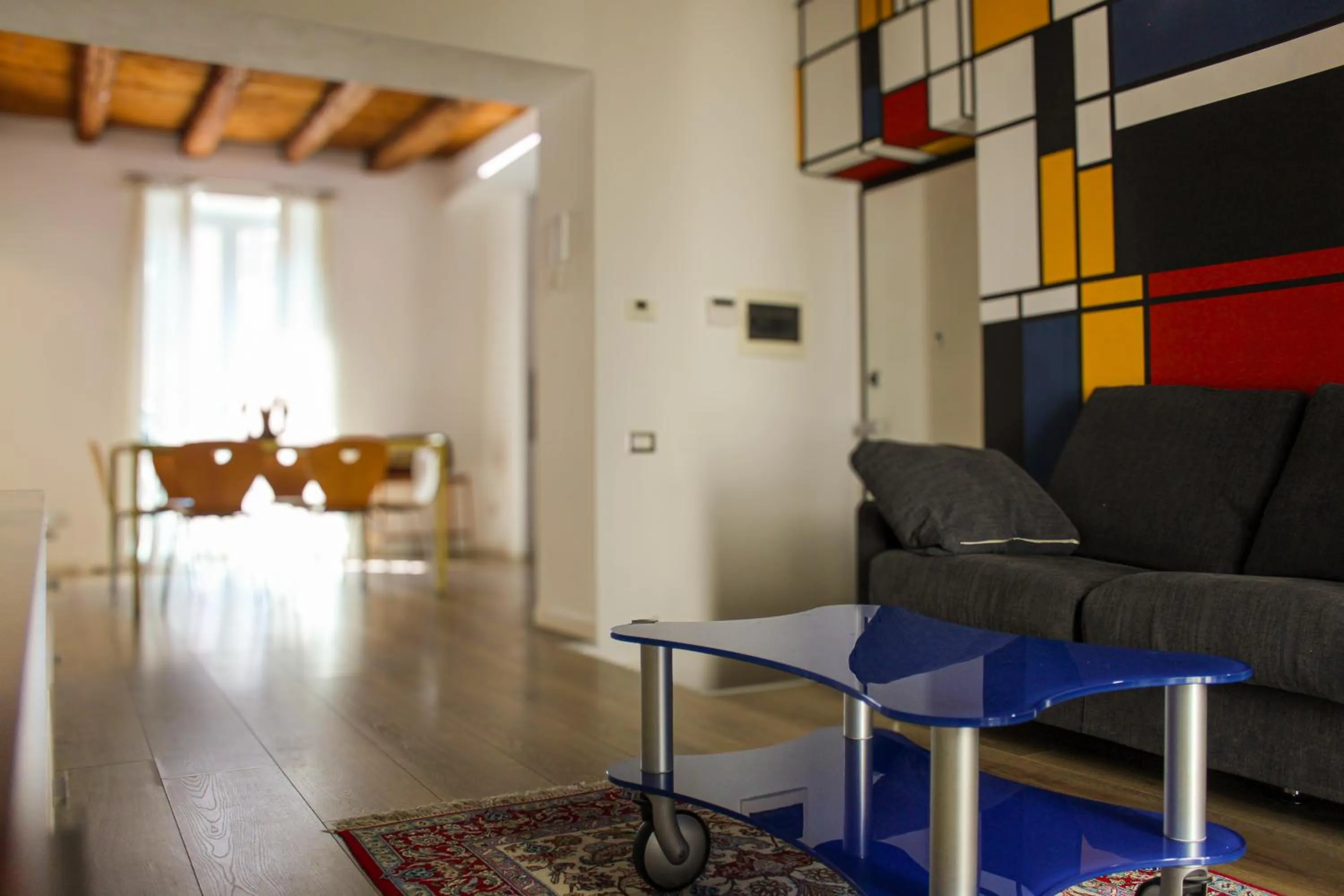 Living room in Suite & Charme in un palazzo storico di Bergamo