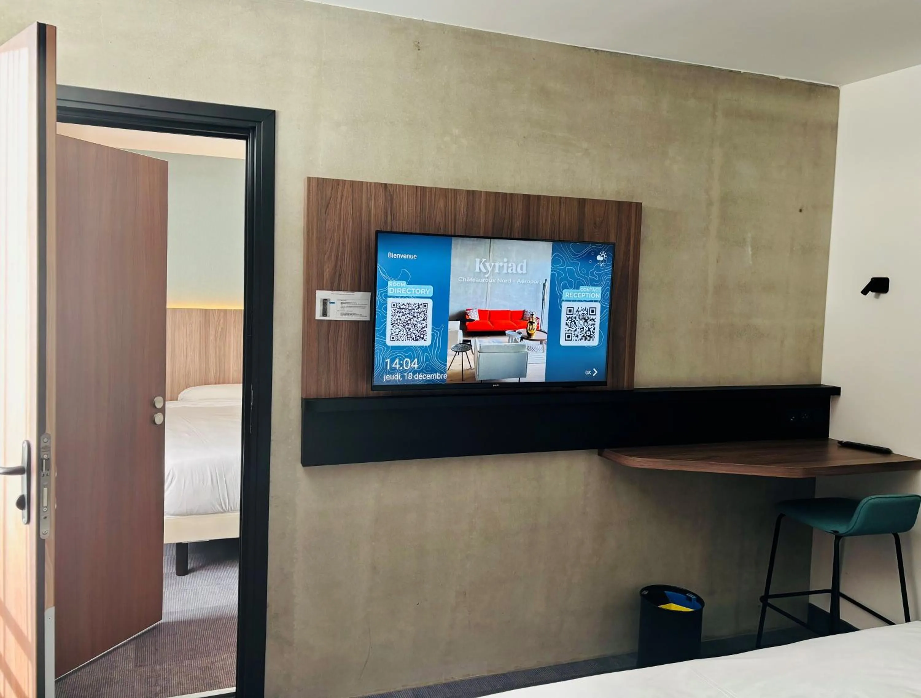 Bed in Kyriad Chateauroux Nord - Aéroport