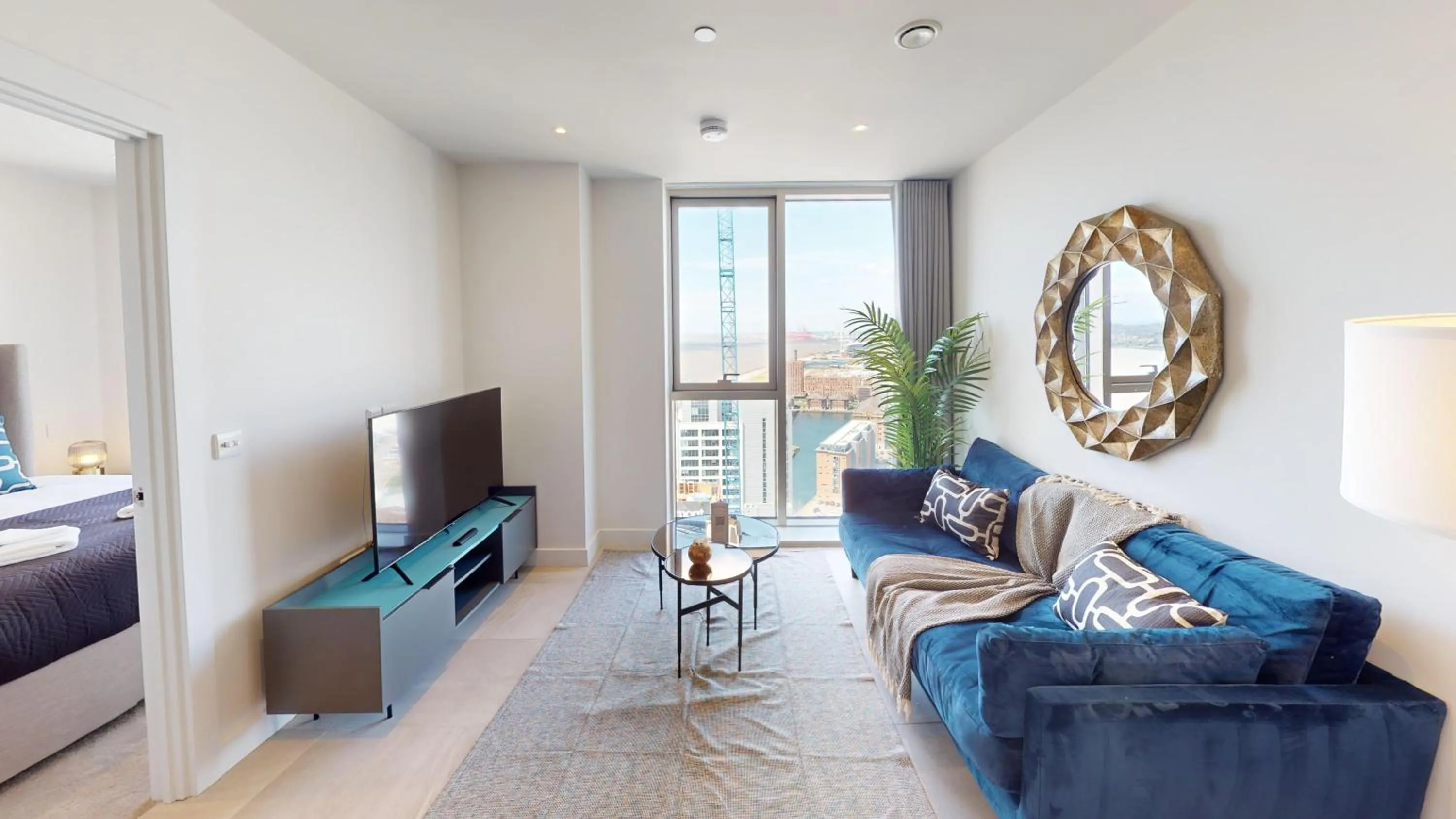 Living room in Charles Hope Liverpool