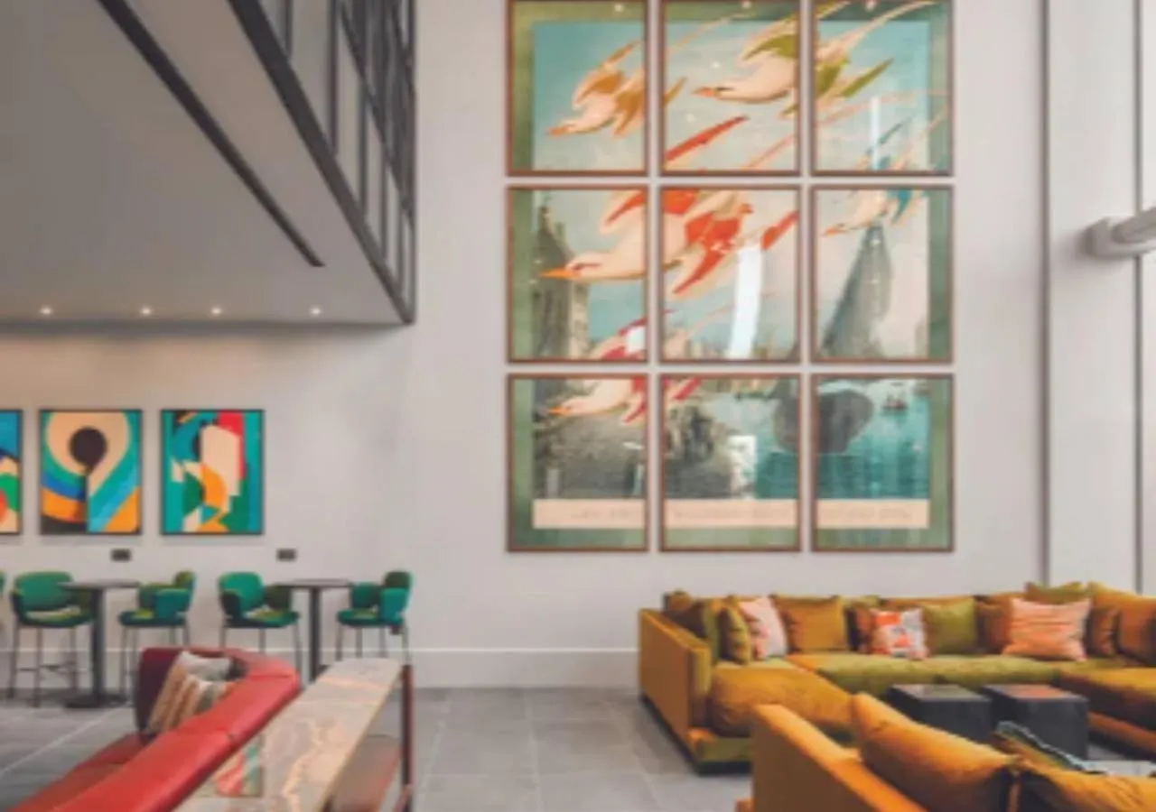 Communal lounge/ TV room in Charles Hope Liverpool