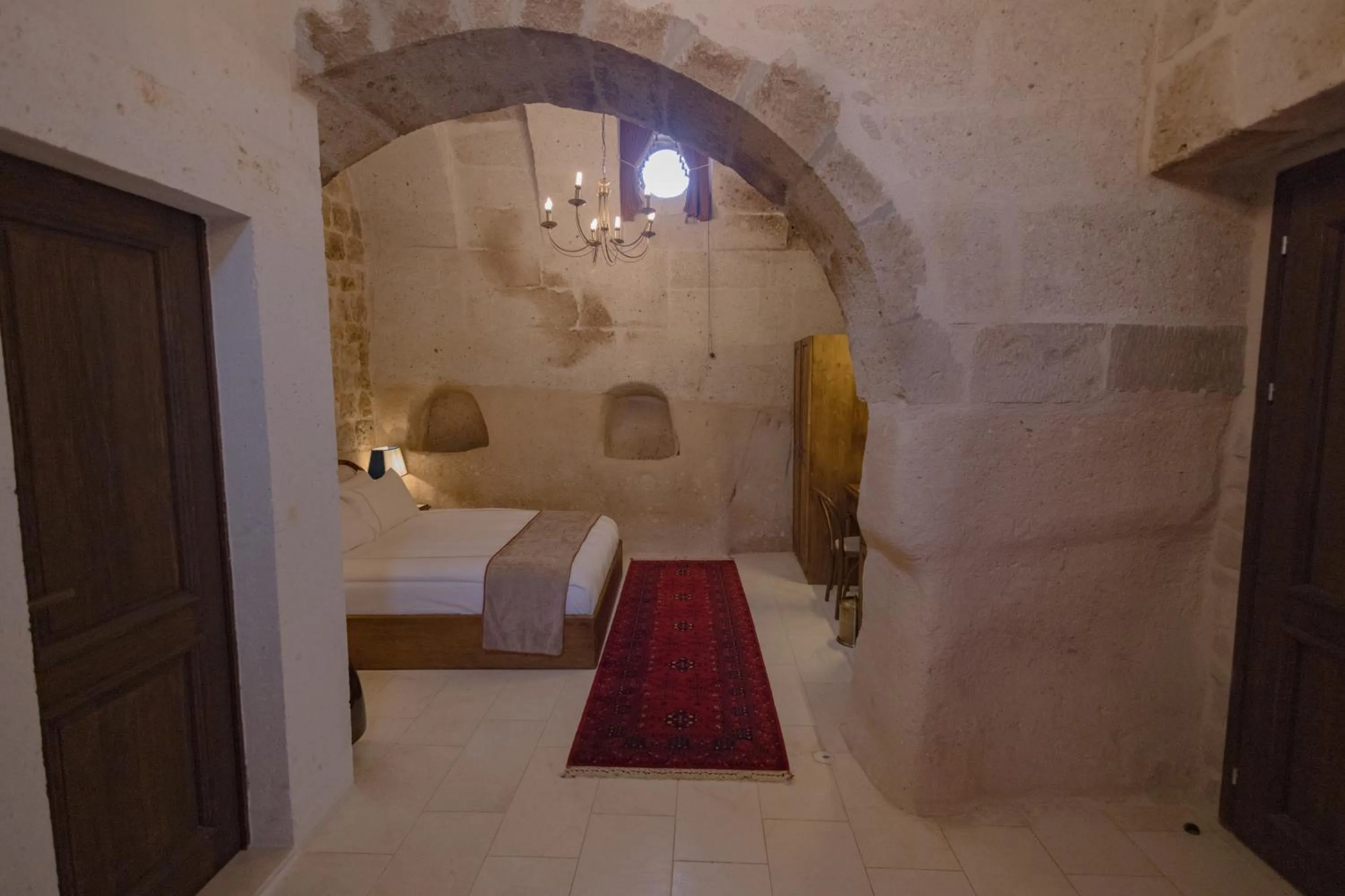 Bed in Via Regia Cappadocia Hotel