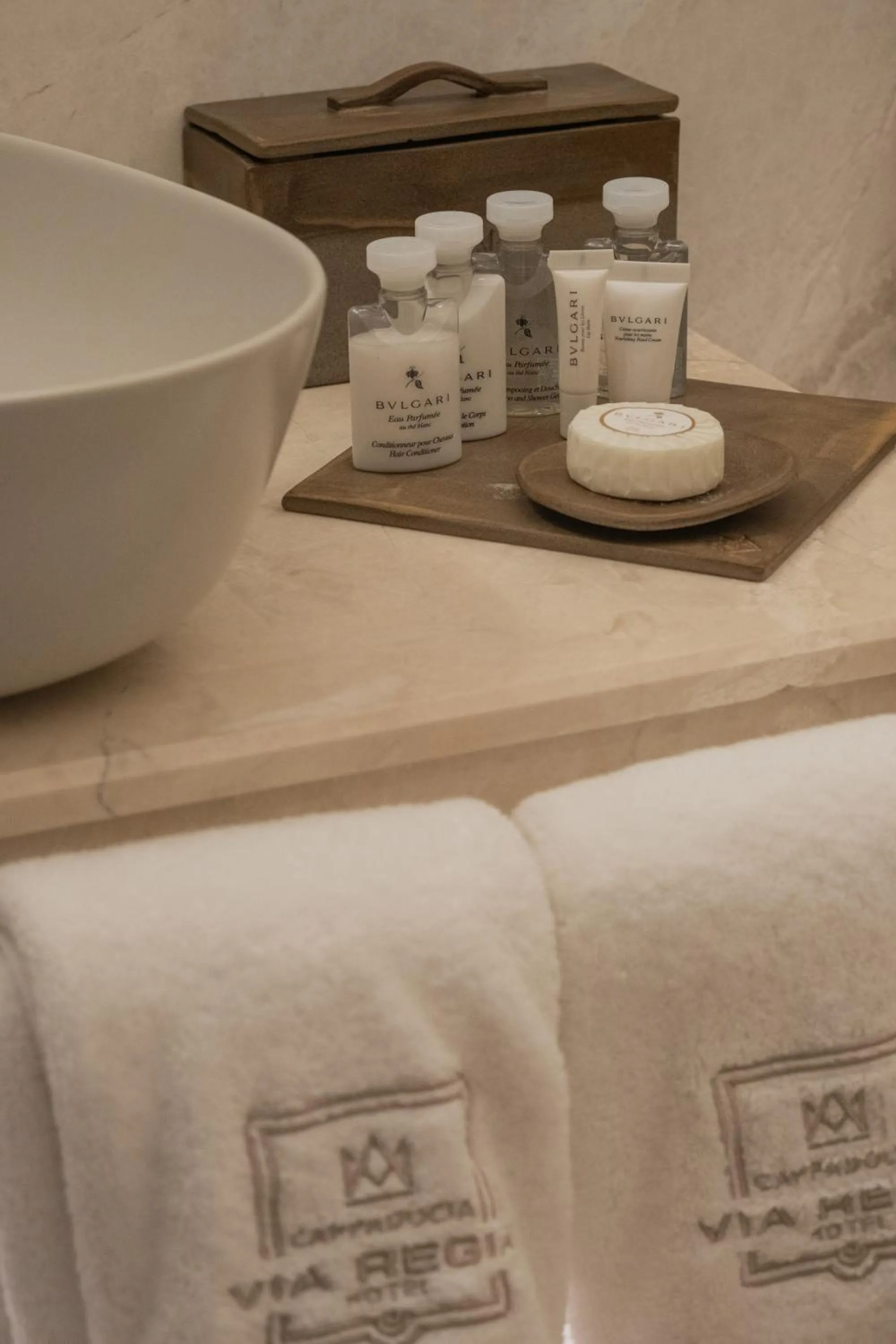 towels in Via Regia Cappadocia Hotel